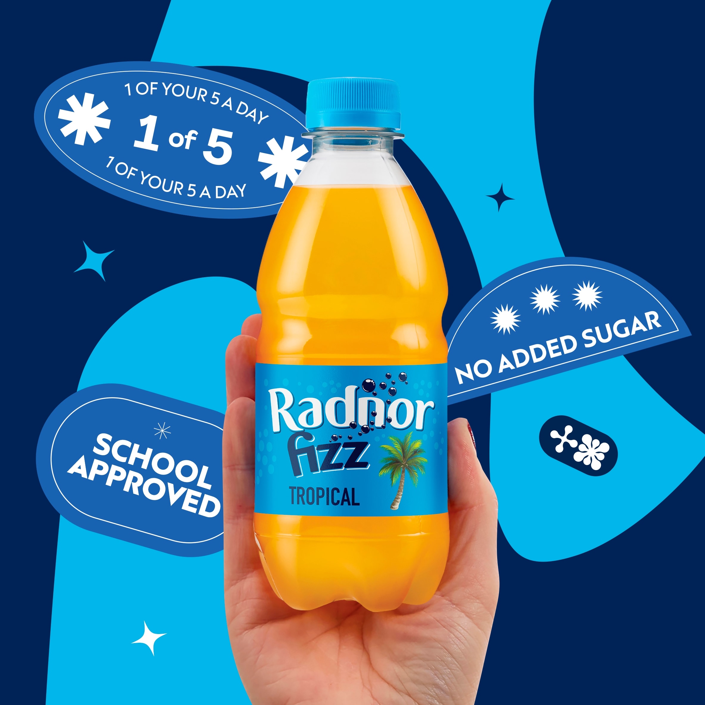 Radnor Fizz Tropical Drink 4X330ml thumbnail 2