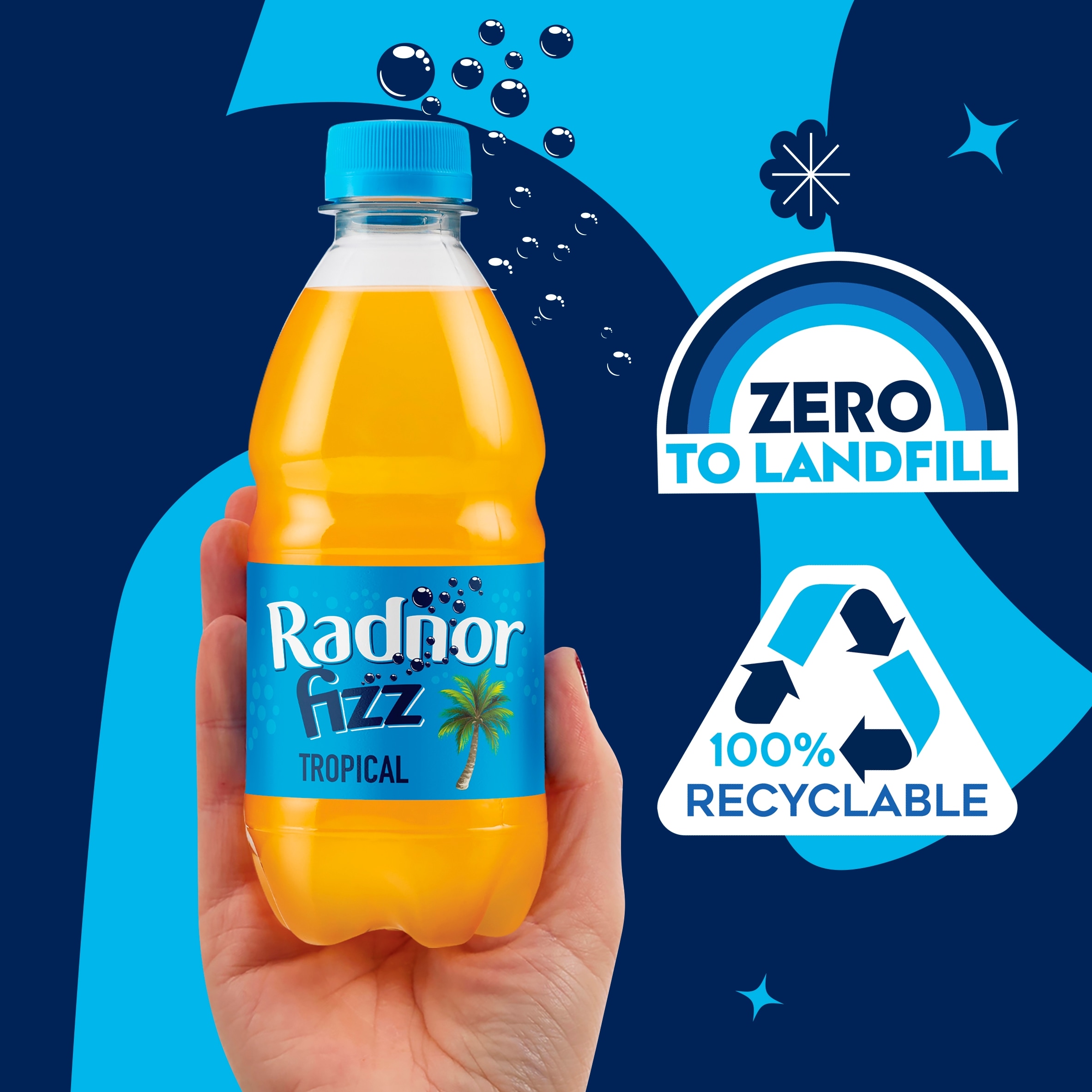Radnor Fizz Tropical Drink 4X330ml thumbnail 3