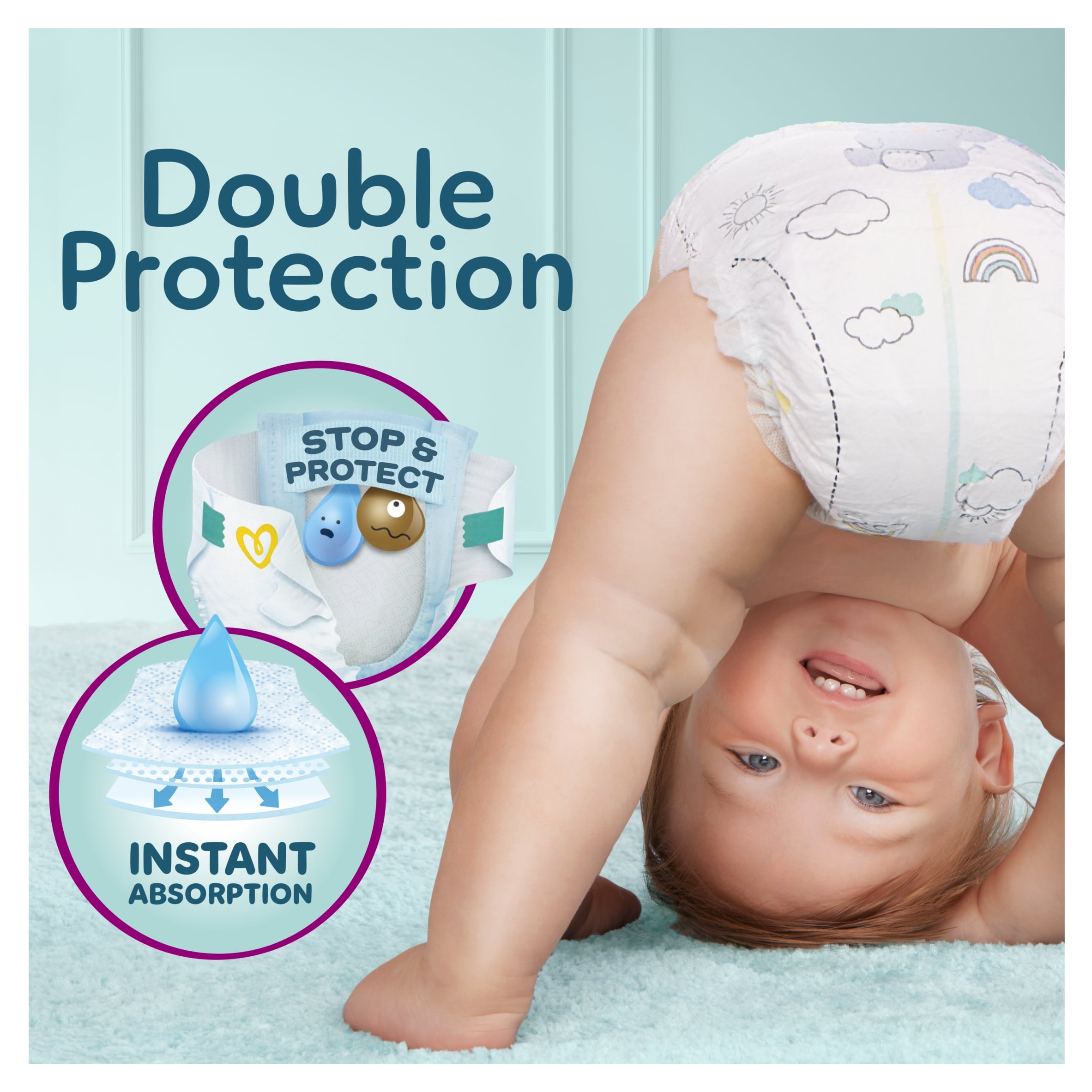 Pampers Premium Protection Size 5 32 Nappies thumbnail 2