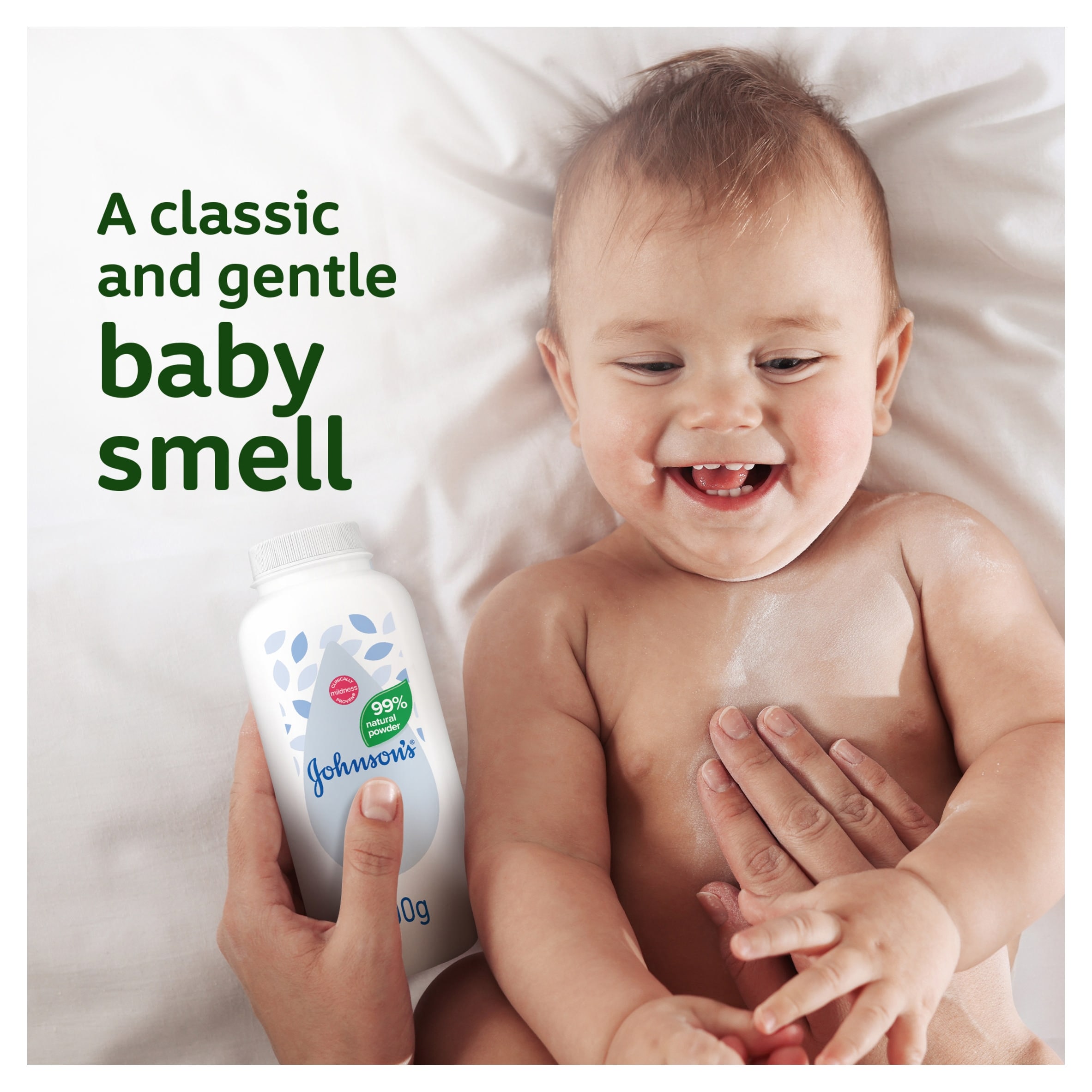 Johnson's Baby Powder Natural Cornstarch 400g thumbnail 2