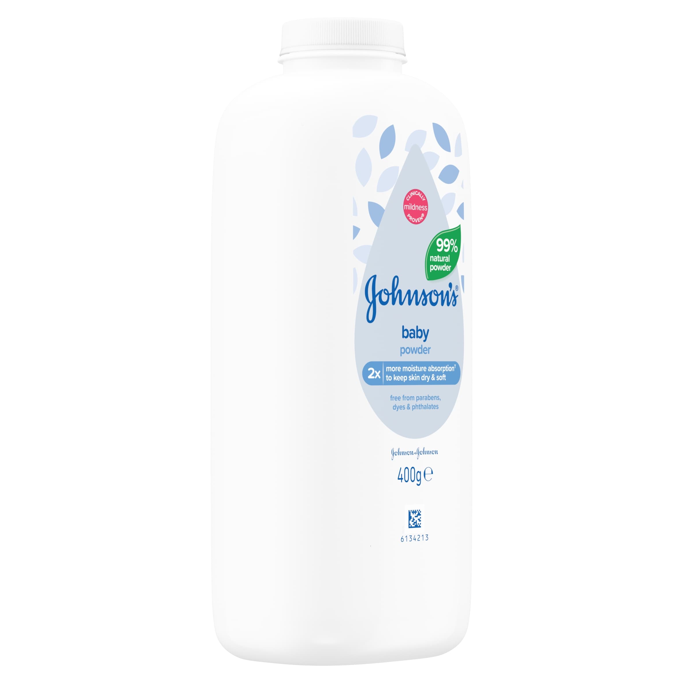 Johnson's Baby Powder Natural Cornstarch 400g thumbnail 5