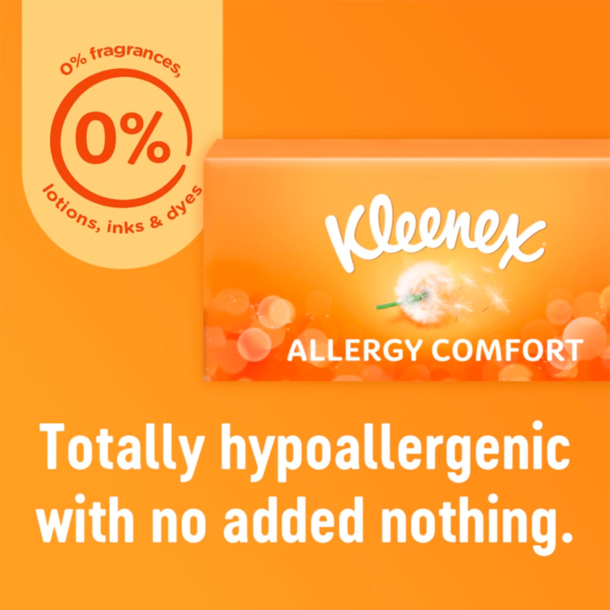 Kleenex Allergy Comfort Tissues Box 56 Sheets thumbnail 4