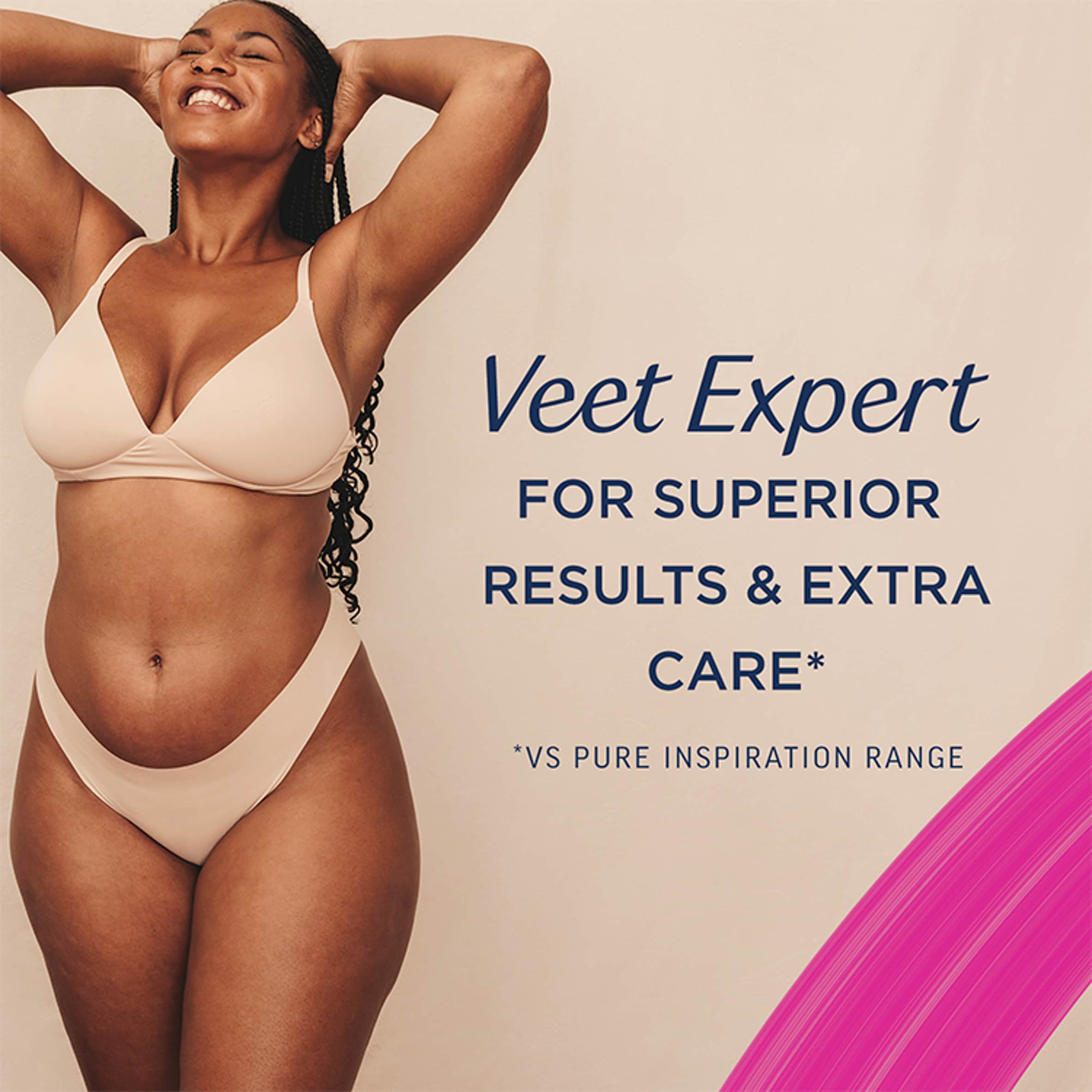 Veet Expert Wax Strips Legs Body Sensitive Hair Removal 40 Pack thumbnail 3
