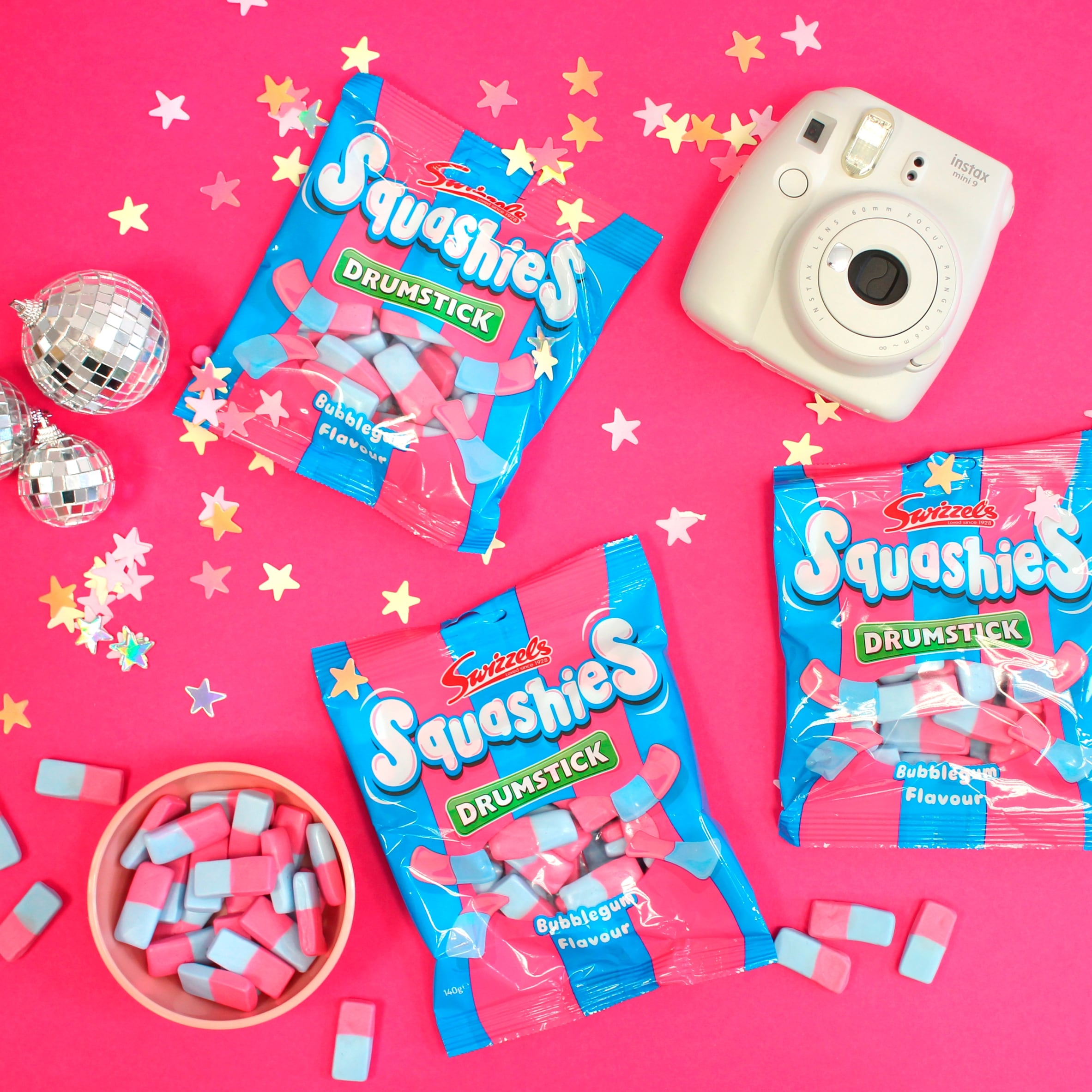 Swizzels Drumstick Squashies Bubblegum Flavour 140g thumbnail 3