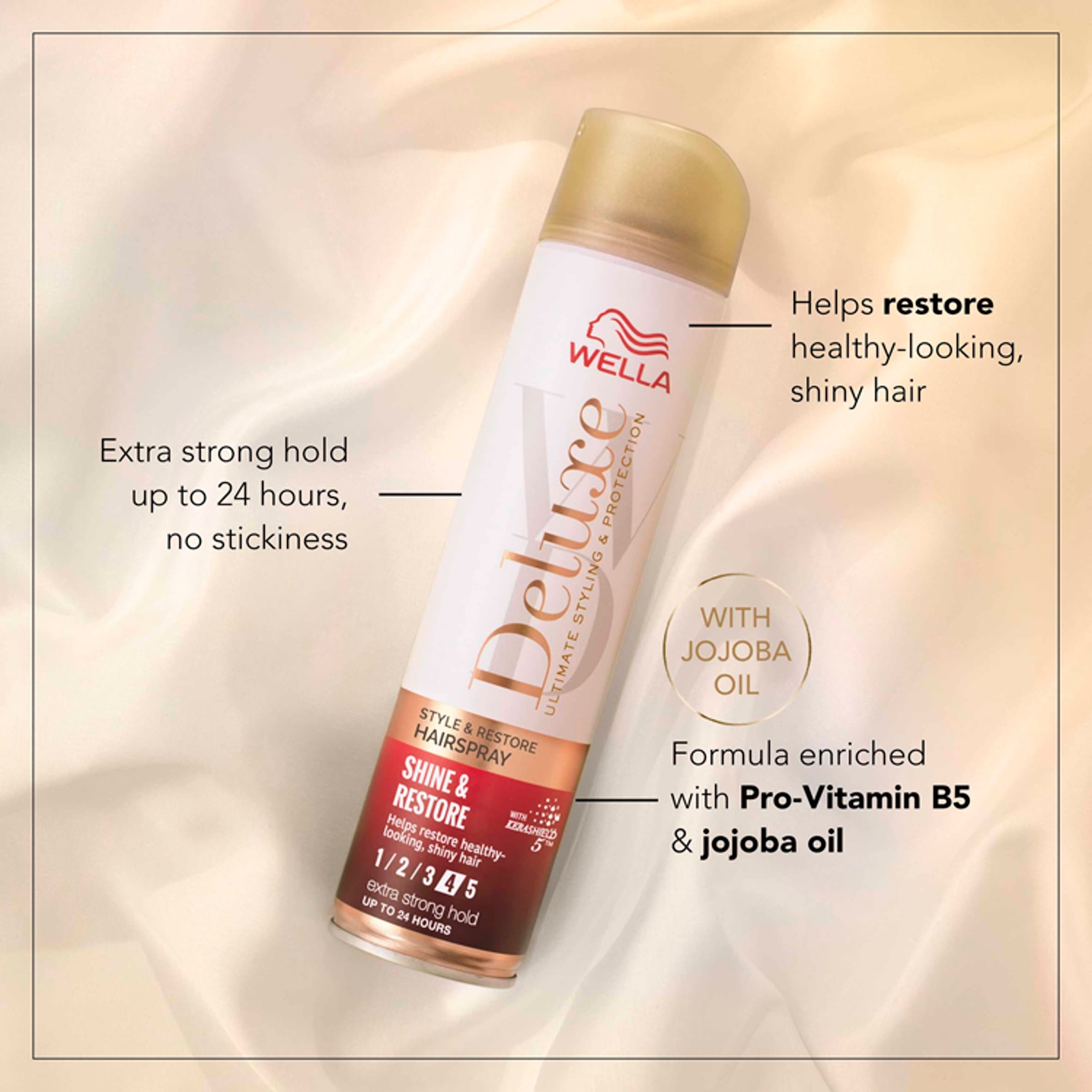 Wella Deluxe Style & Restore Hairspray 250Ml thumbnail 3