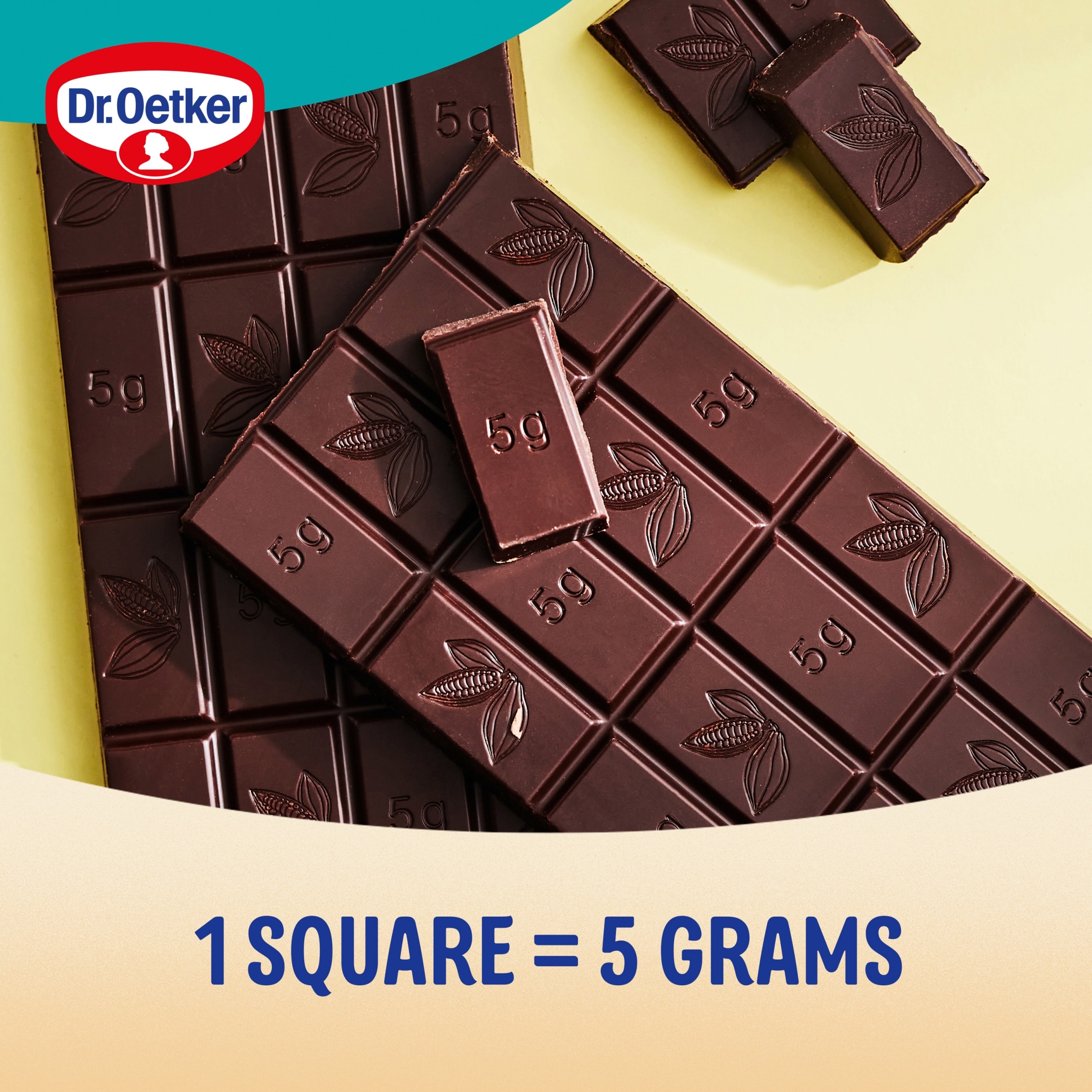 Dr. Oetker Dark Chocolate 54% Cocoa 100G thumbnail 4