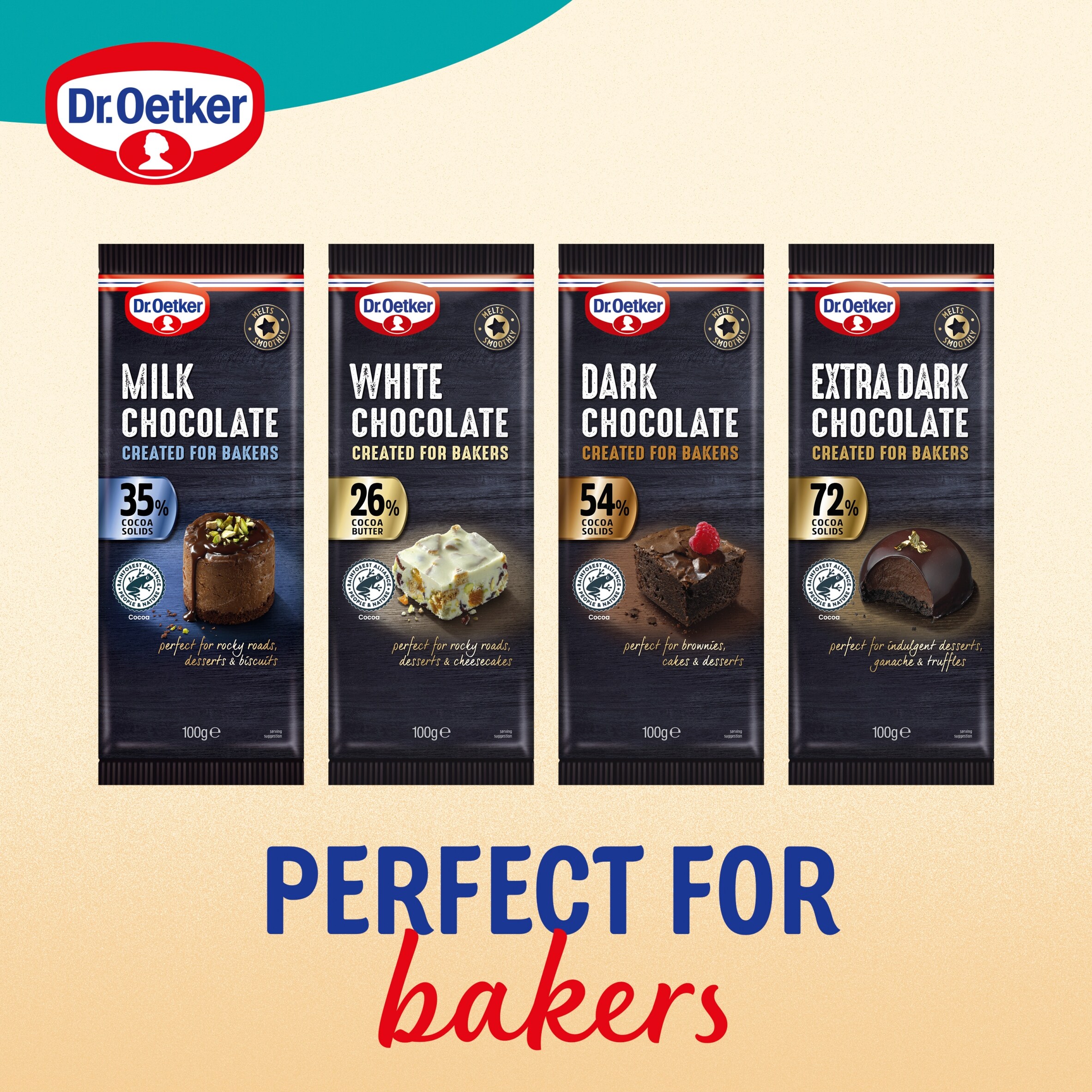 Dr. Oetker Dark Chocolate 54% Cocoa 100G thumbnail 5