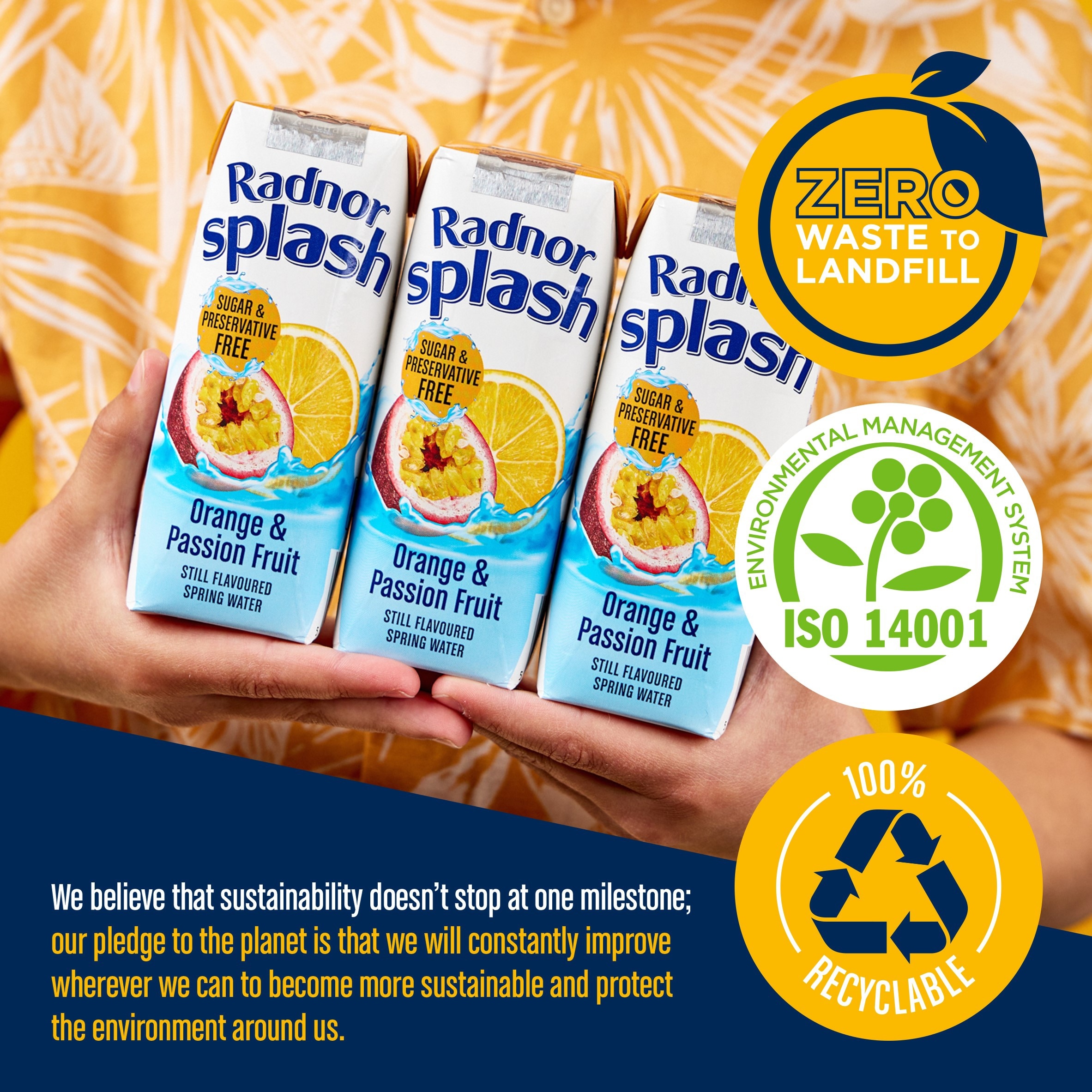 Radnor Splash Orange & Passion Fruit 3X250ml thumbnail 2