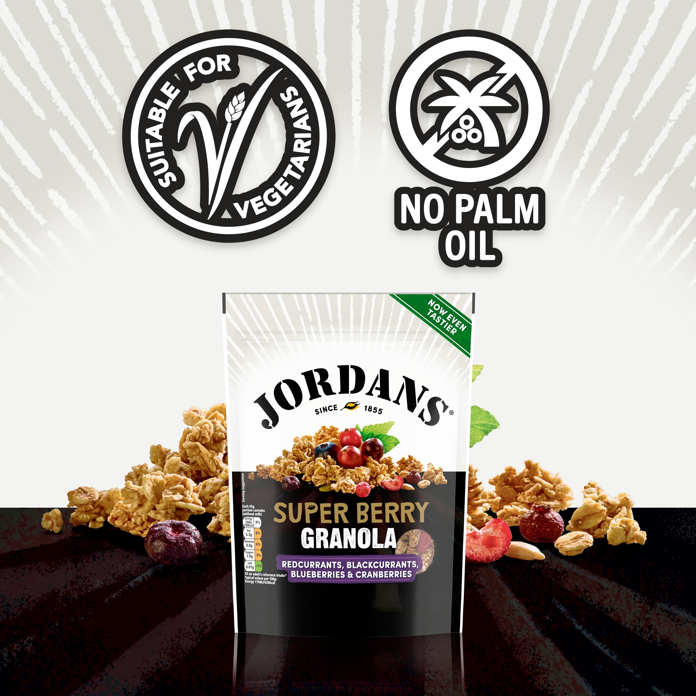 Jordans Super Berry Granola 500g thumbnail 3