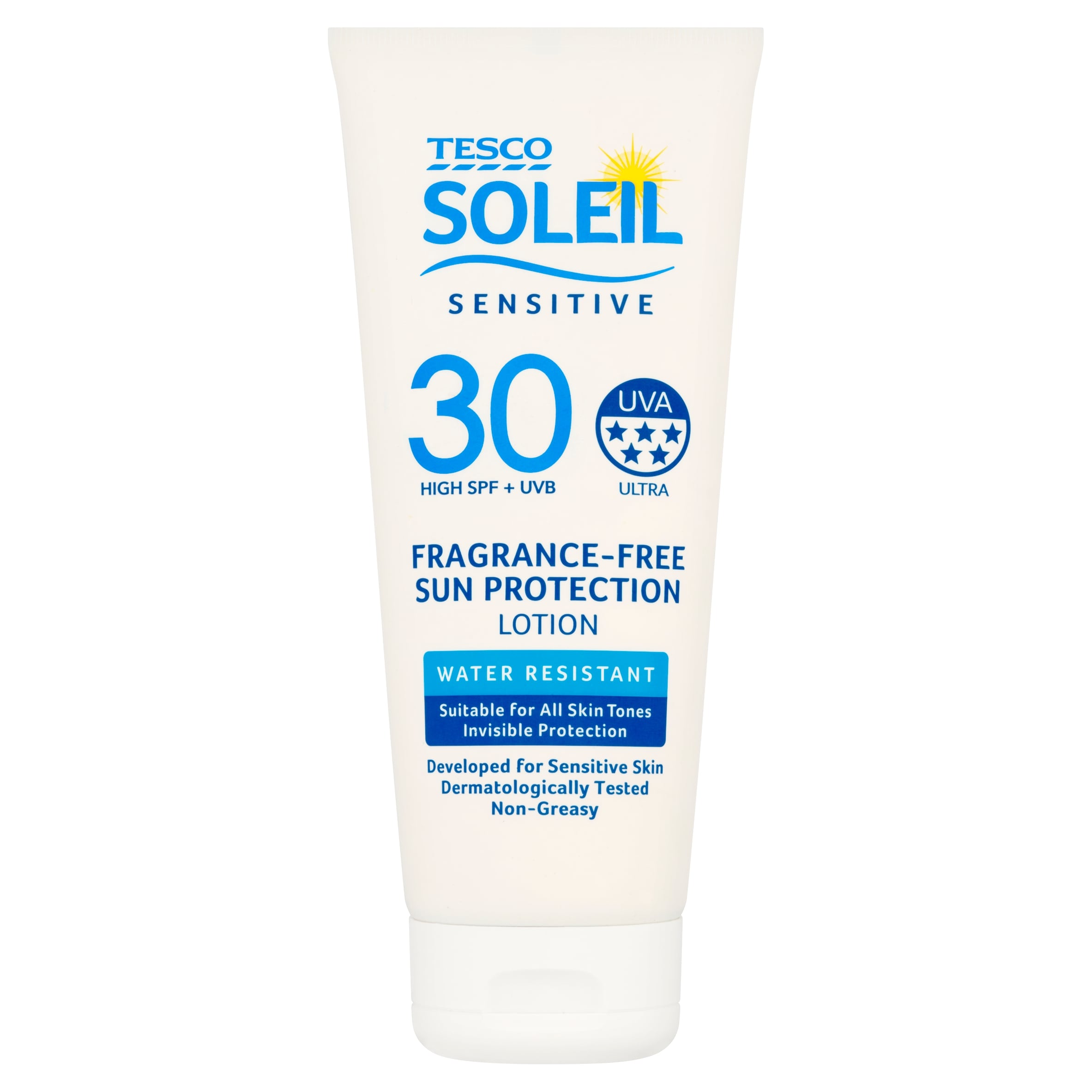 Tesco Soleil Sensitive Fragrance-Free Sun Protection Lotion SPF30 200ml