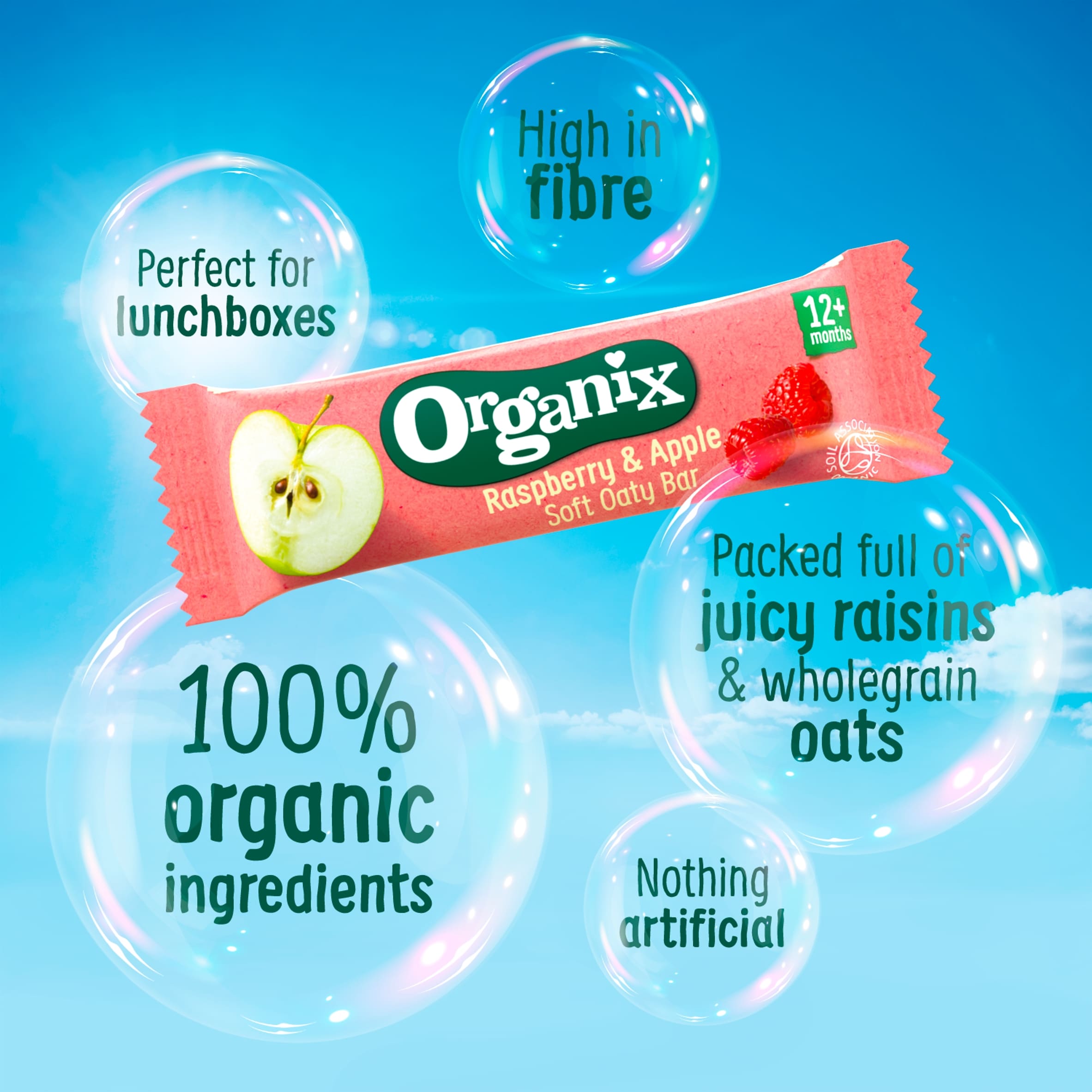 Organix Oat & Raisin Mini Flapjack Bites 4 x 20g thumbnail 2