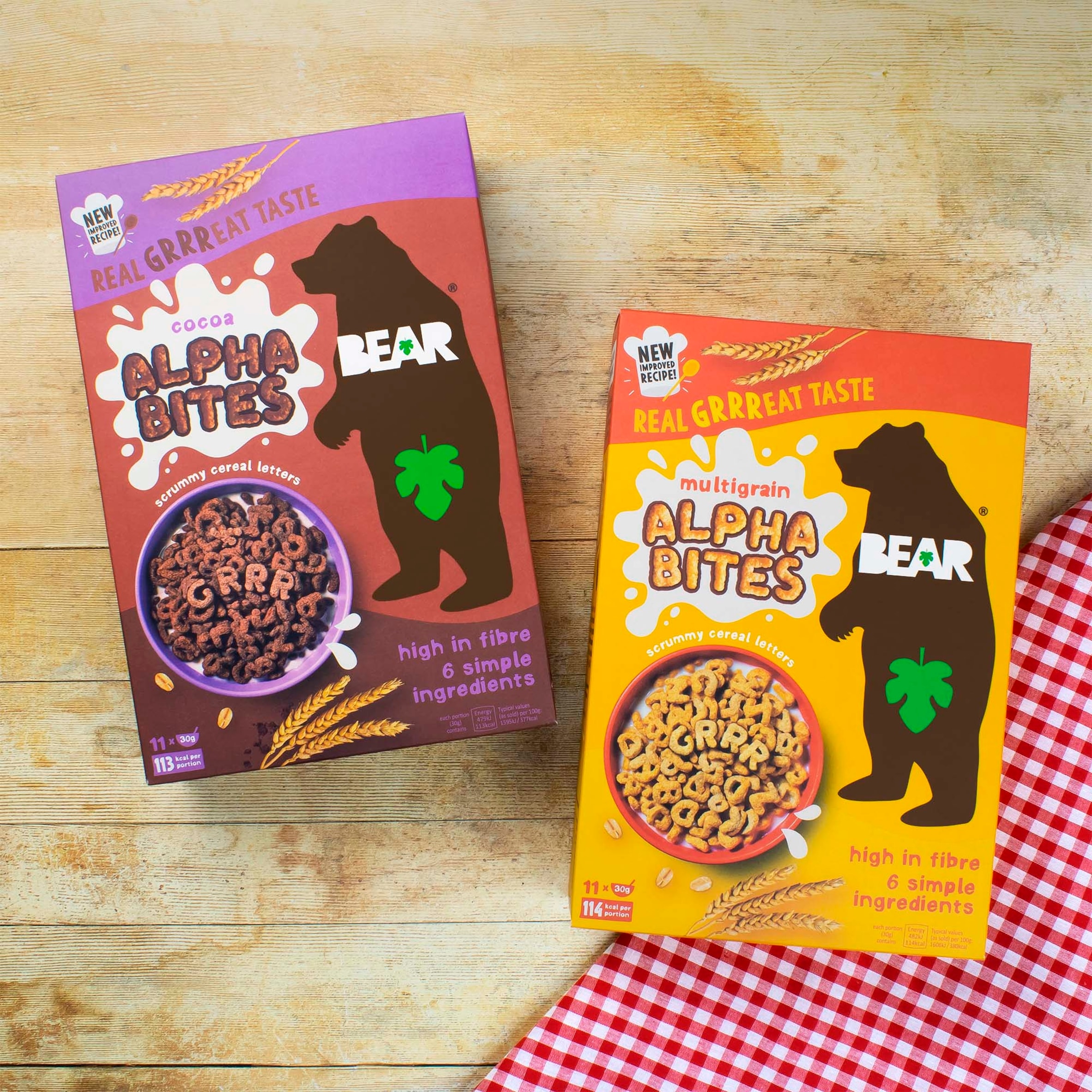 BEAR Alphabites Cocoa Cereal 350g thumbnail 2