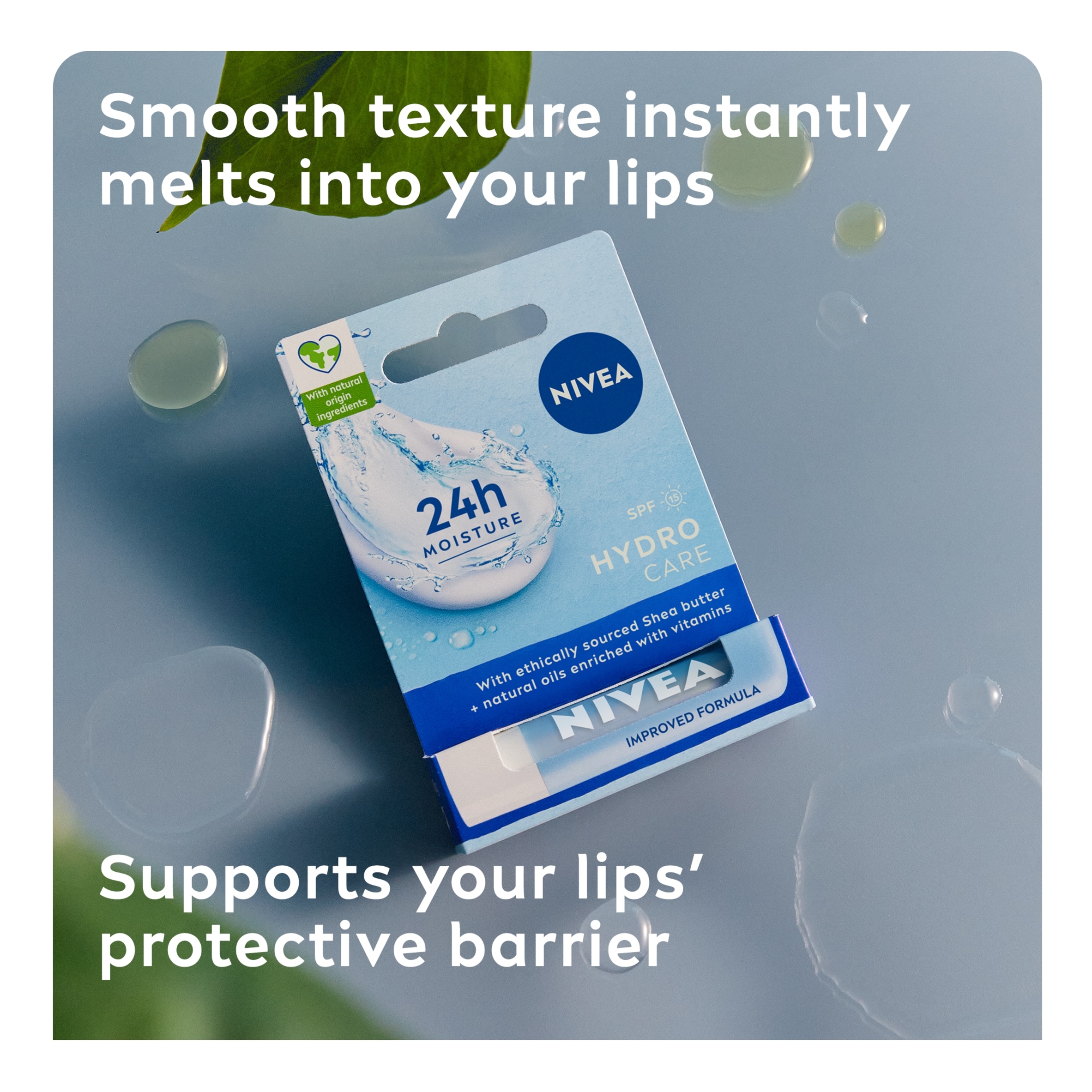 NIVEA Hydro Care Lip Balm SPF 15 4.8g thumbnail 4
