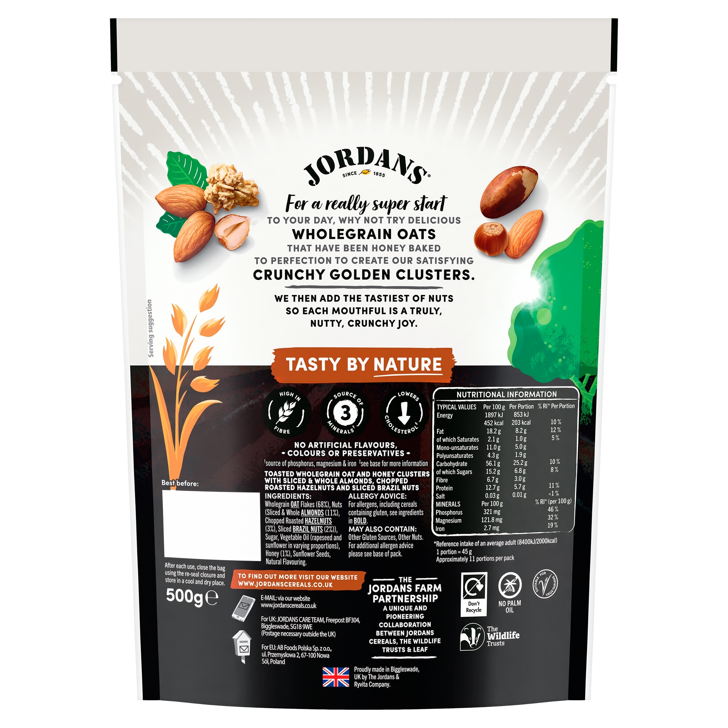 Jordans Super Nutty Granola 500g thumbnail 2