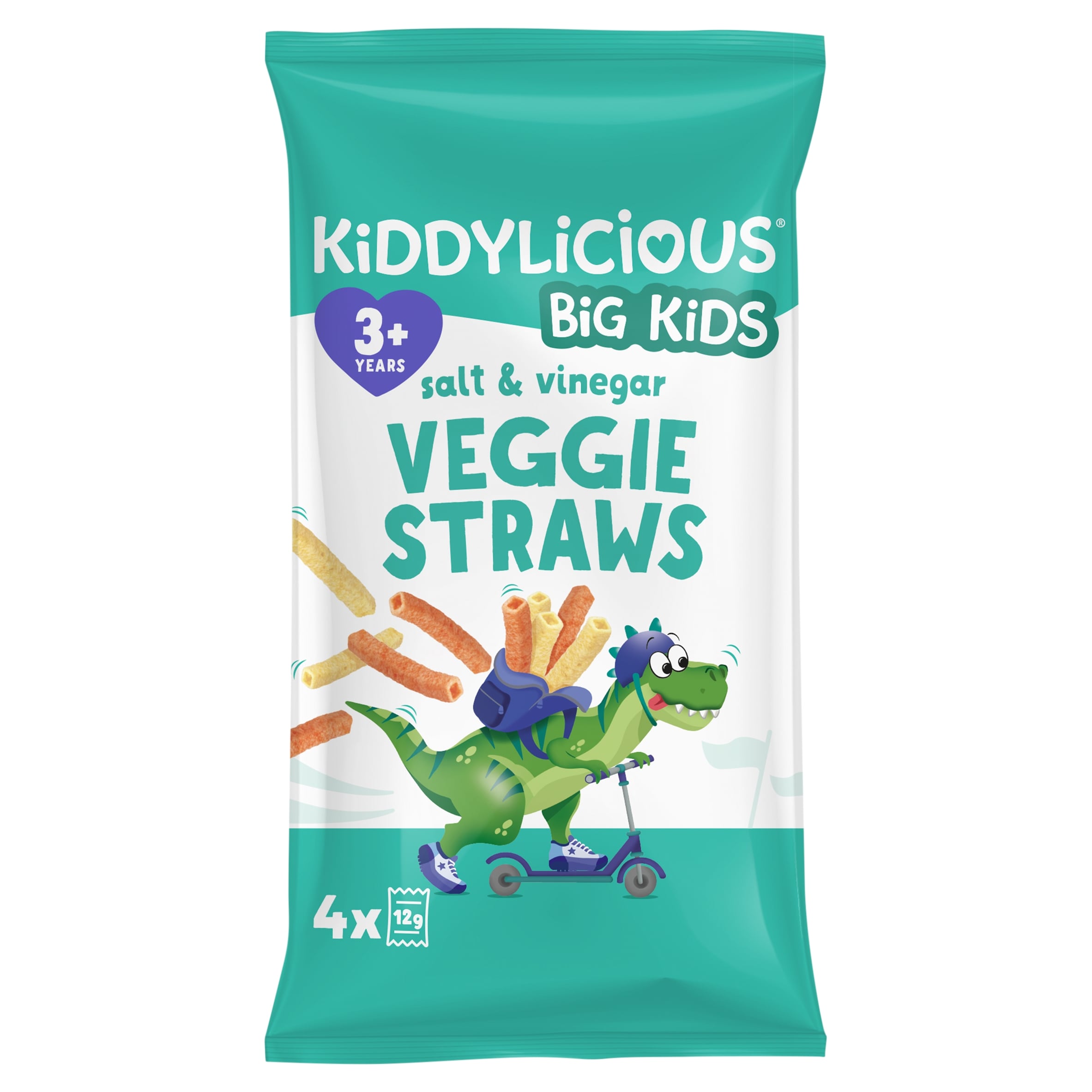 Kiddylicious Veggie Straws Salt & Vinegar Kids 3y+