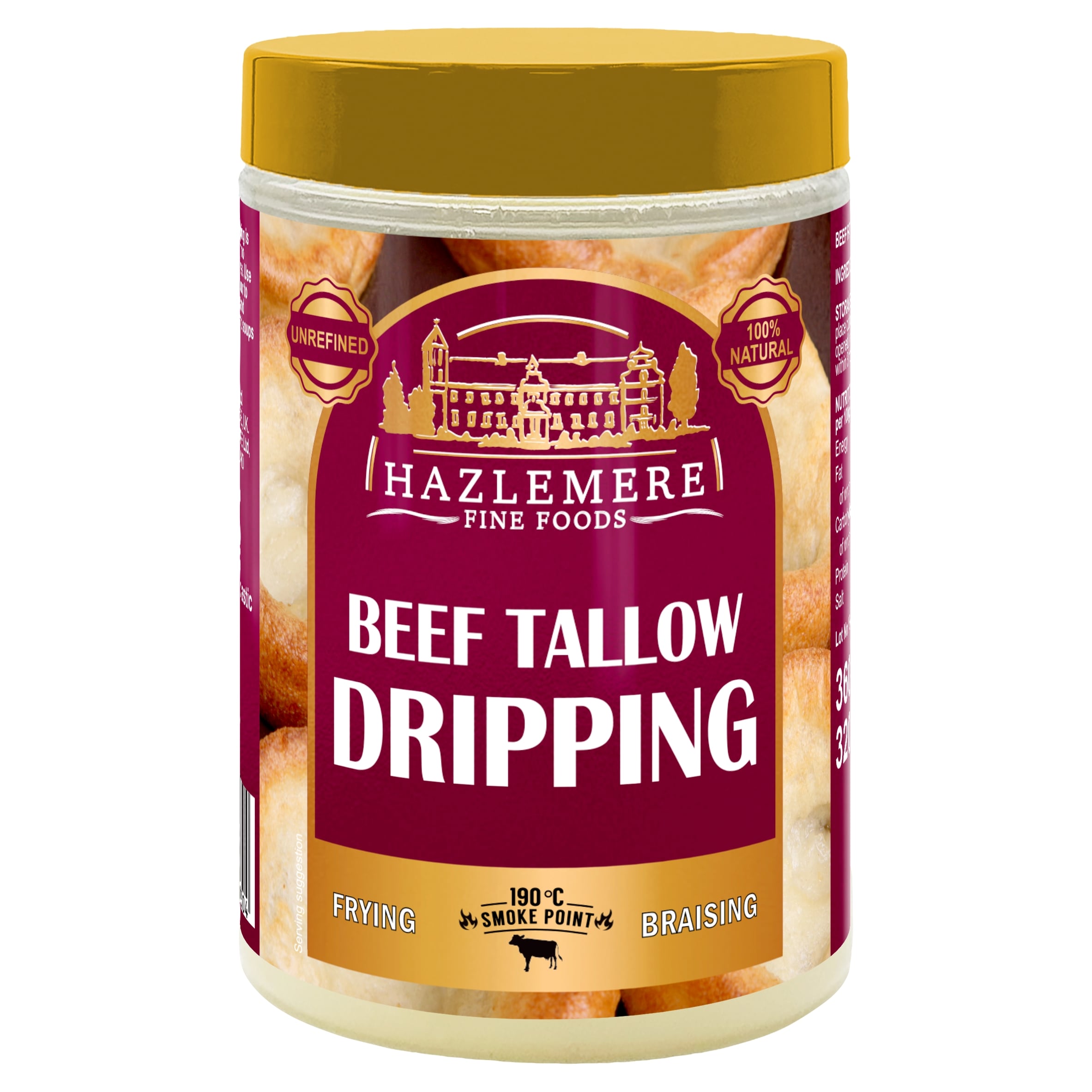HAZLEMERE Premium Beef Dripping 320g