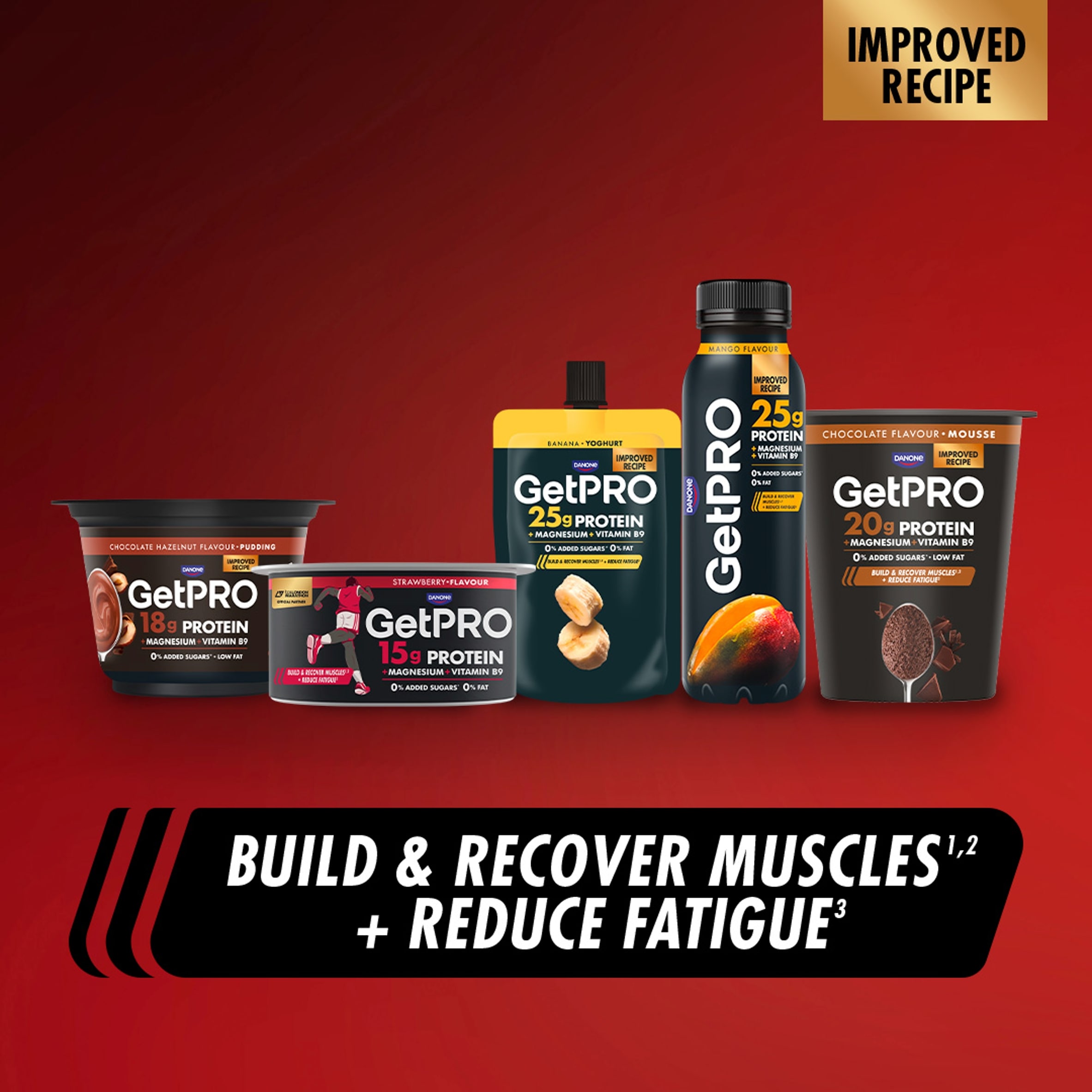 GetPro 25g Strawberry High Protein Yoghurt Drink 300g thumbnail 4