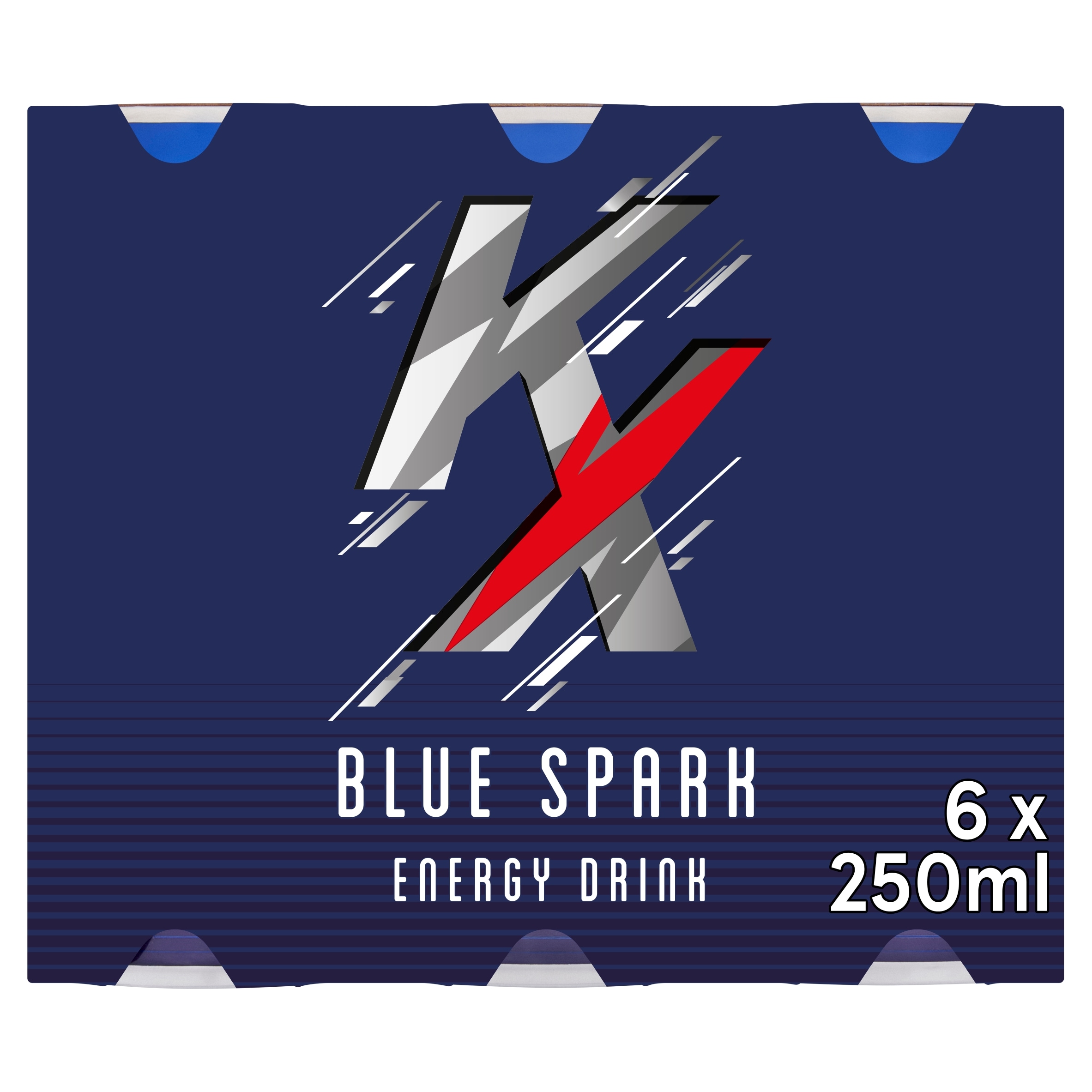 KX Blue Spark Energy Drink 6 x 250ml