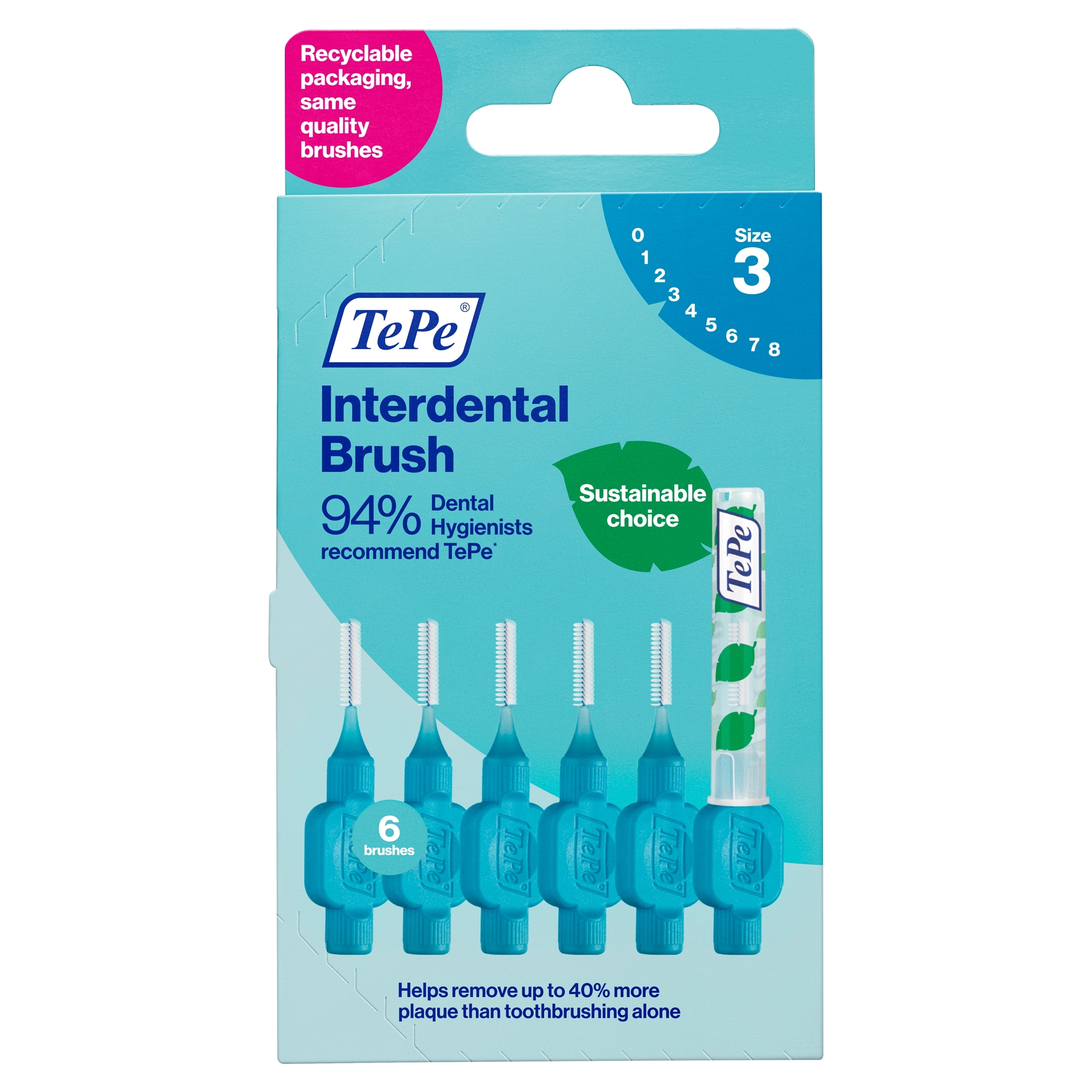 TePe Blue Interdental Brush 0.6mm