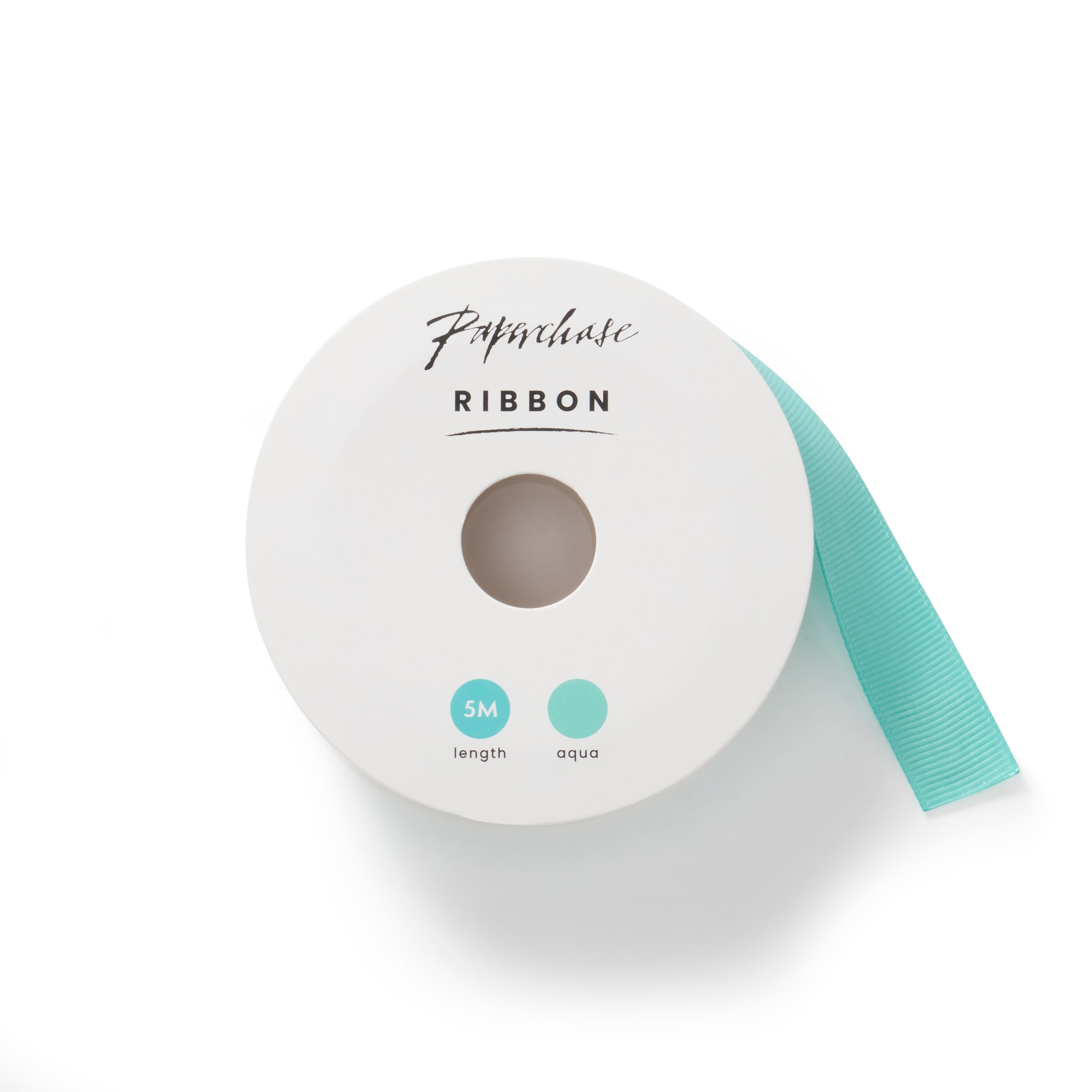 Paperchase 5m Grosgrain Ribbon - Aqua