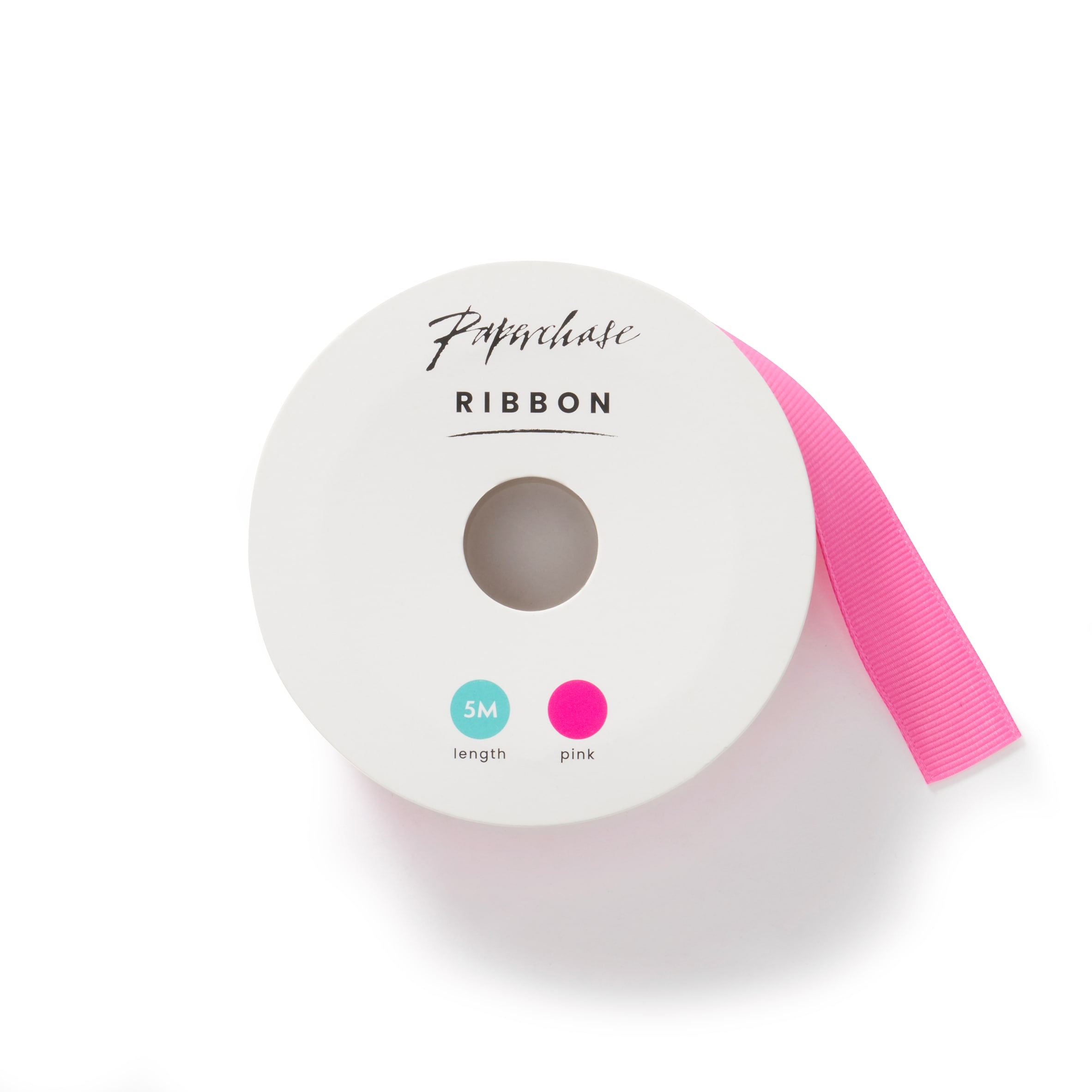 Paperchase 5m Grosgrain Ribbon - Pink