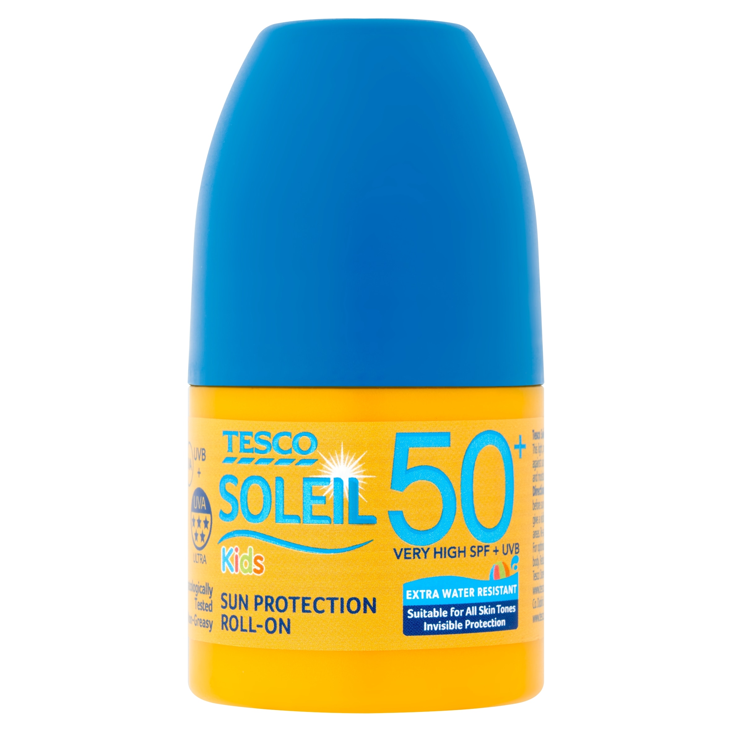 Tesco Soleil Kids Sun Protection Roll-On SPF50+ 50ml.