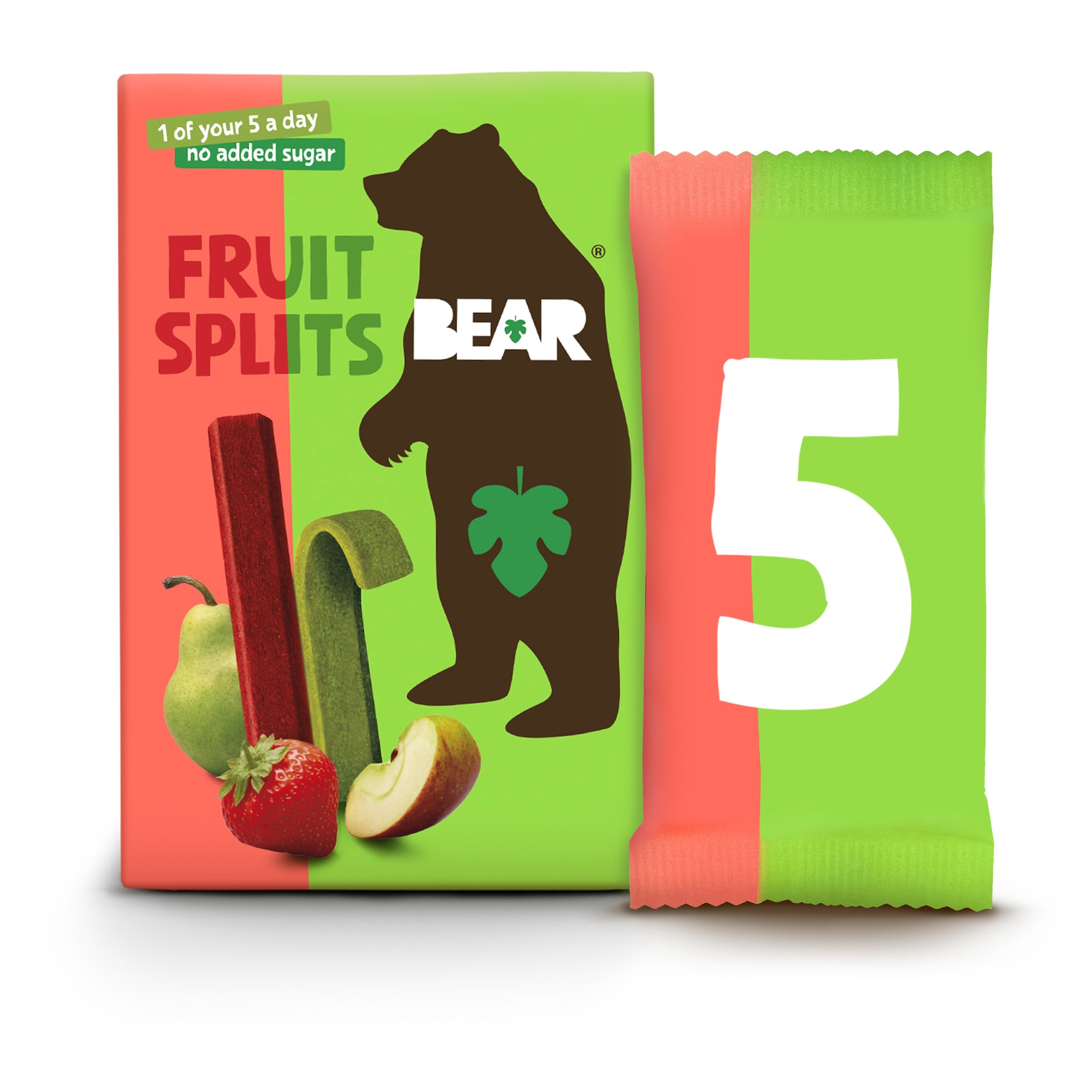 BEAR Fruit Splits Strawberry & Apple