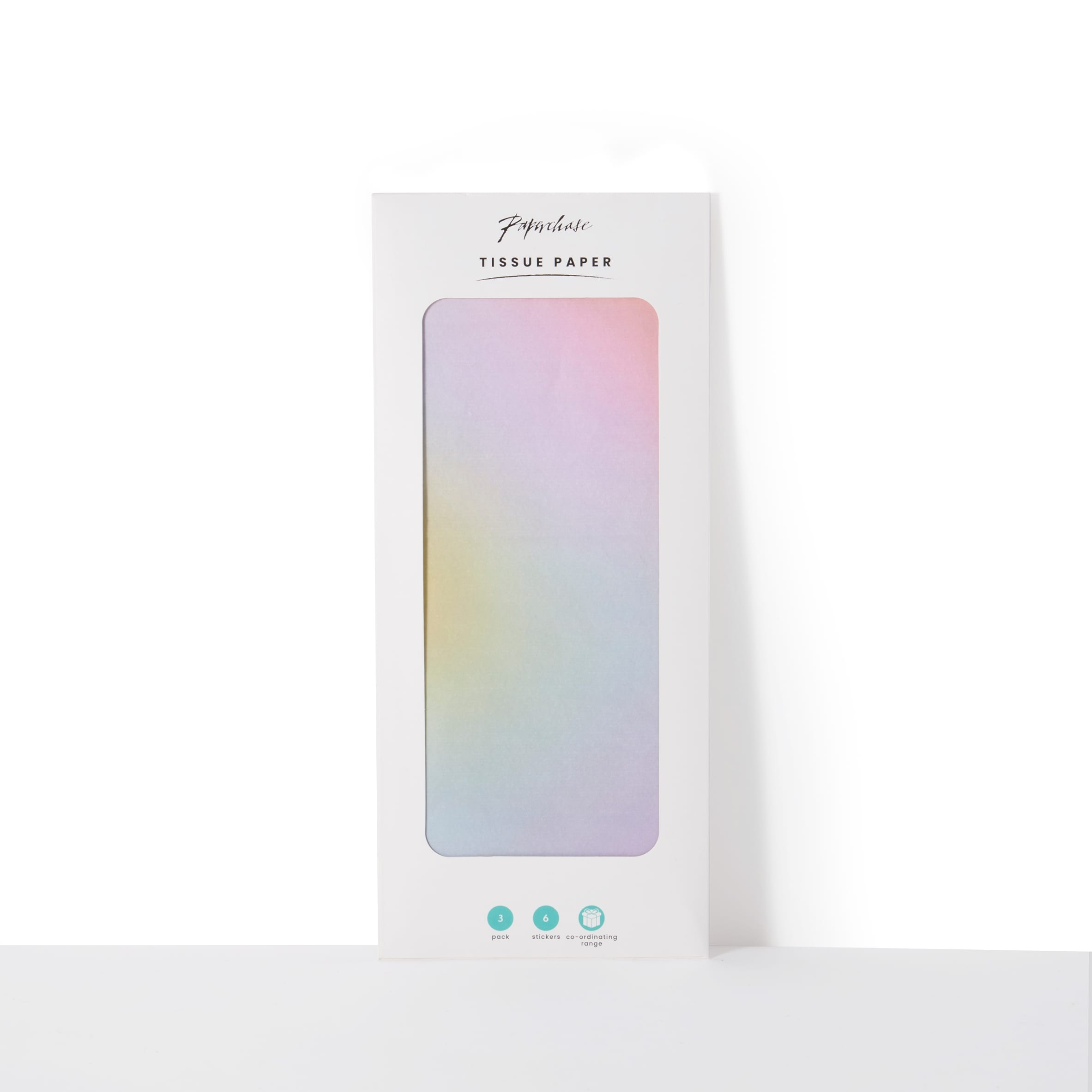 Paperchase Ombre 3 Pack Tissue Paper & Stickers thumbnail 2