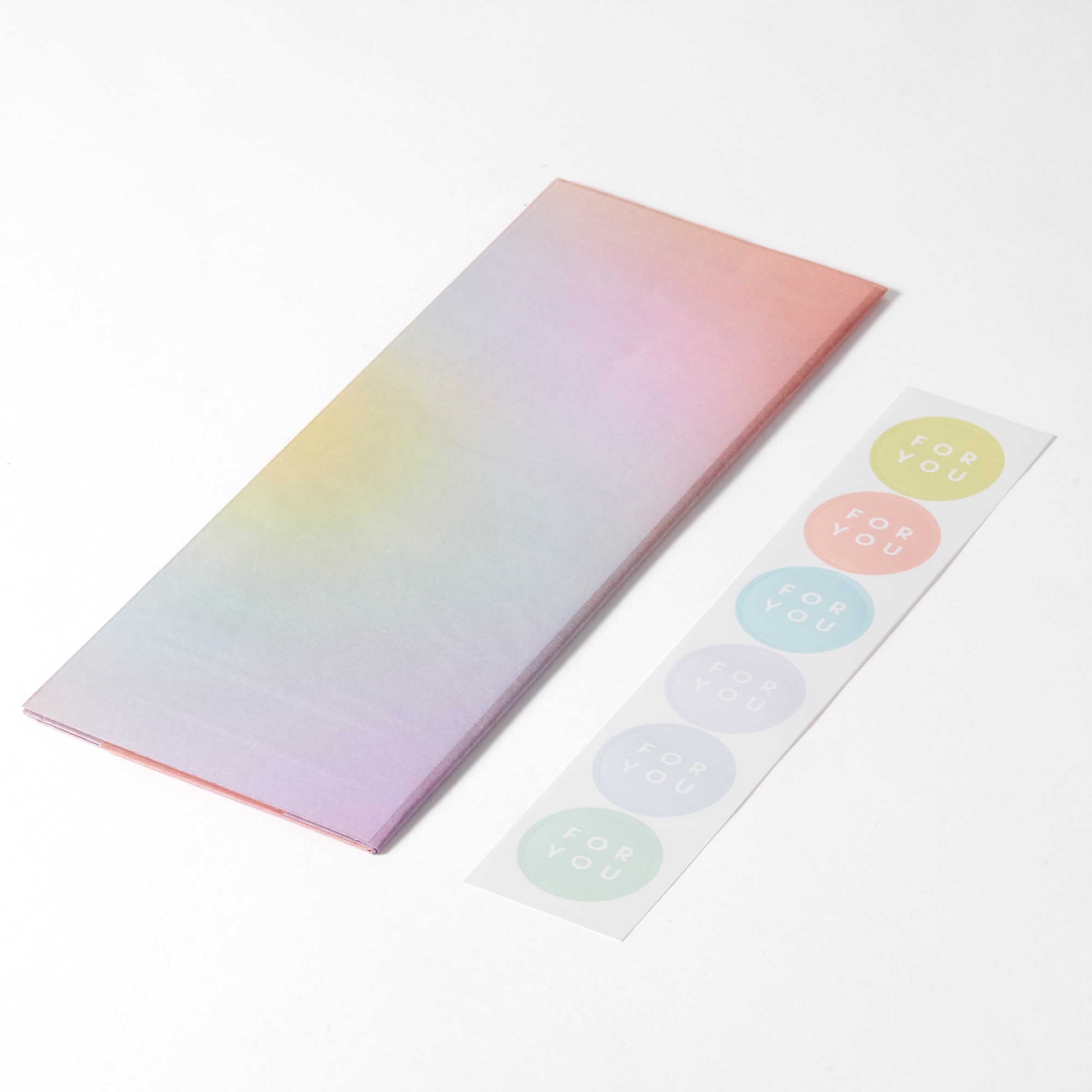 Paperchase Ombre 3 Pack Tissue Paper & Stickers thumbnail 3