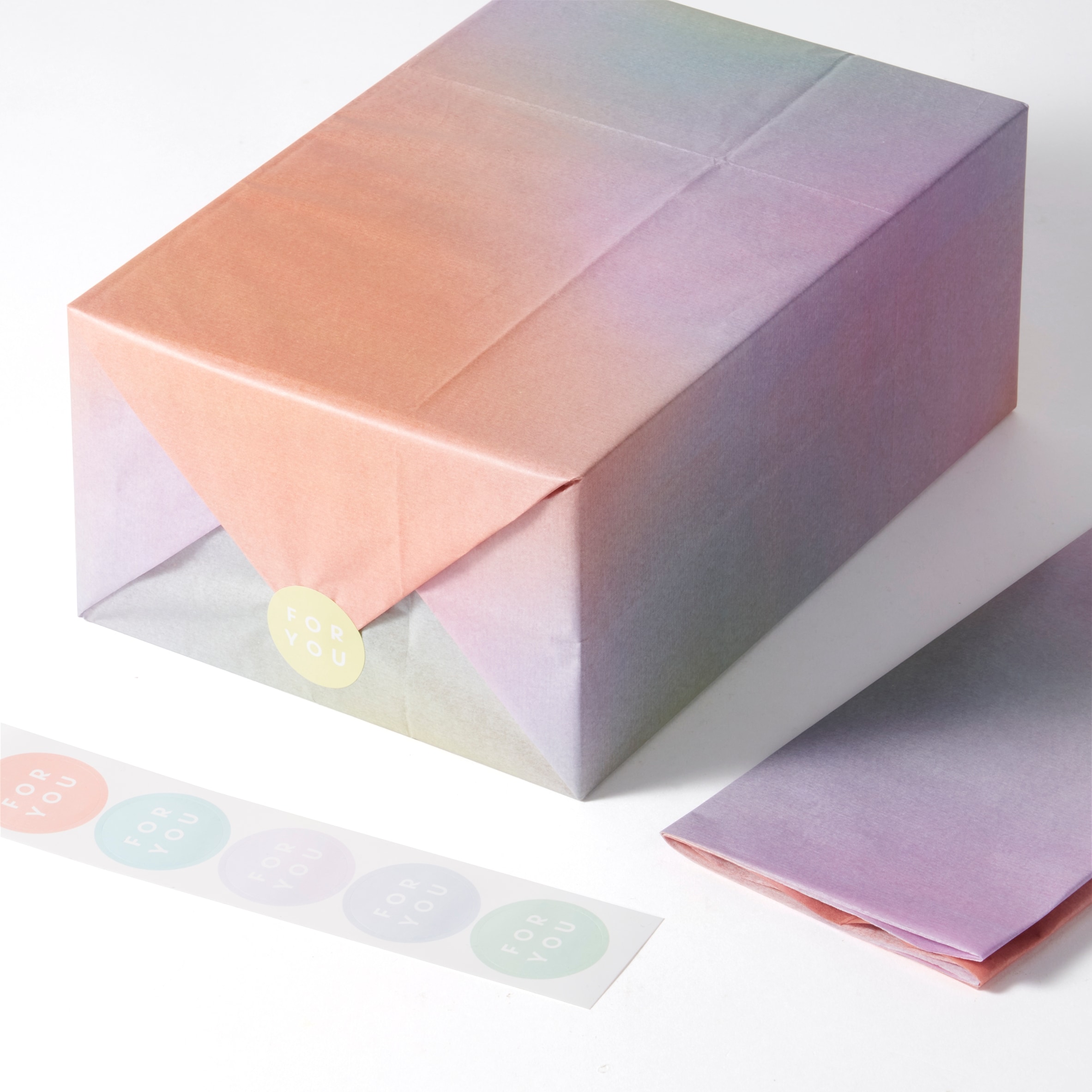 Paperchase Ombre 3 Pack Tissue Paper & Stickers thumbnail 4