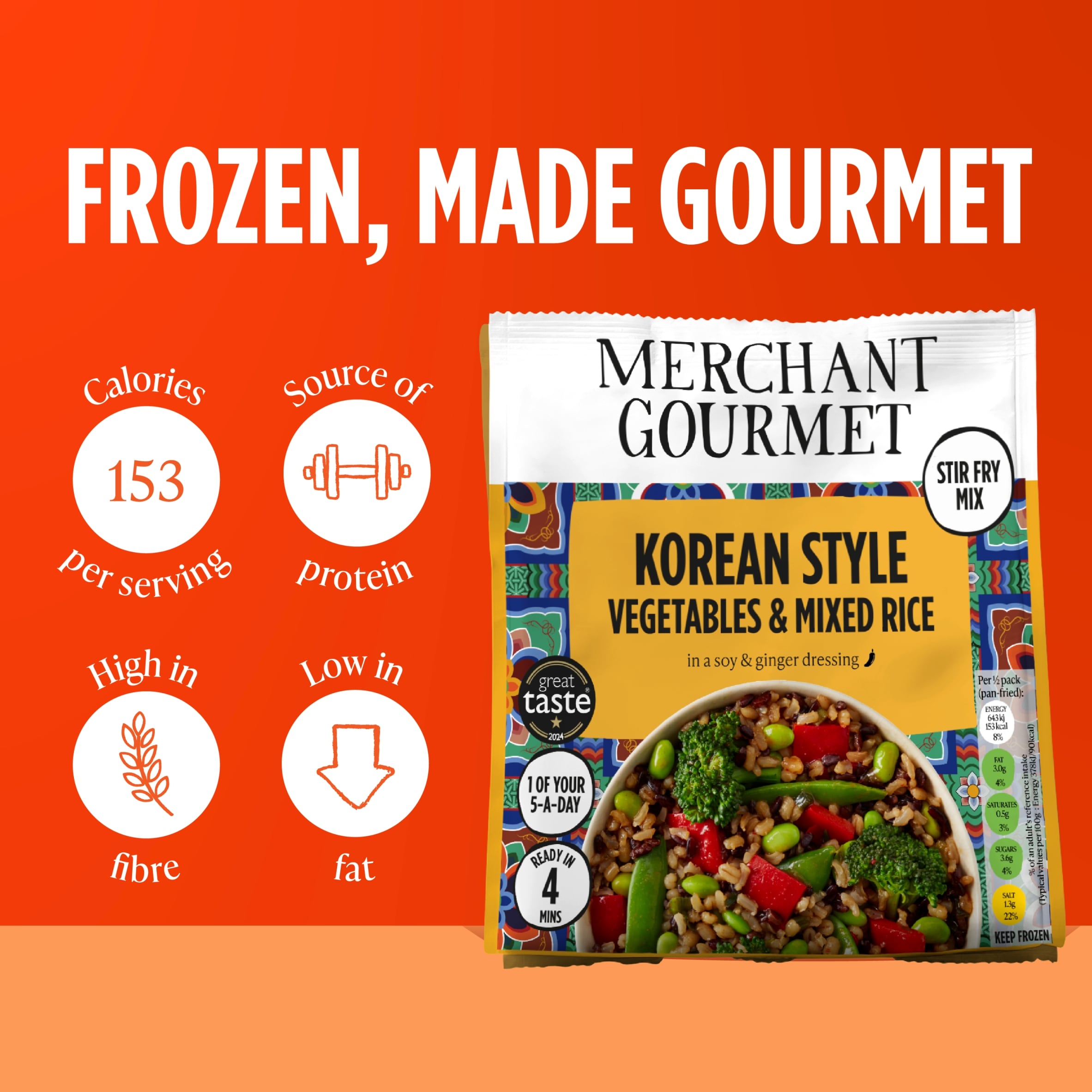 Merchant Gourmet Korean -Style Vegetable & Mixed Grains 400G thumbnail 3