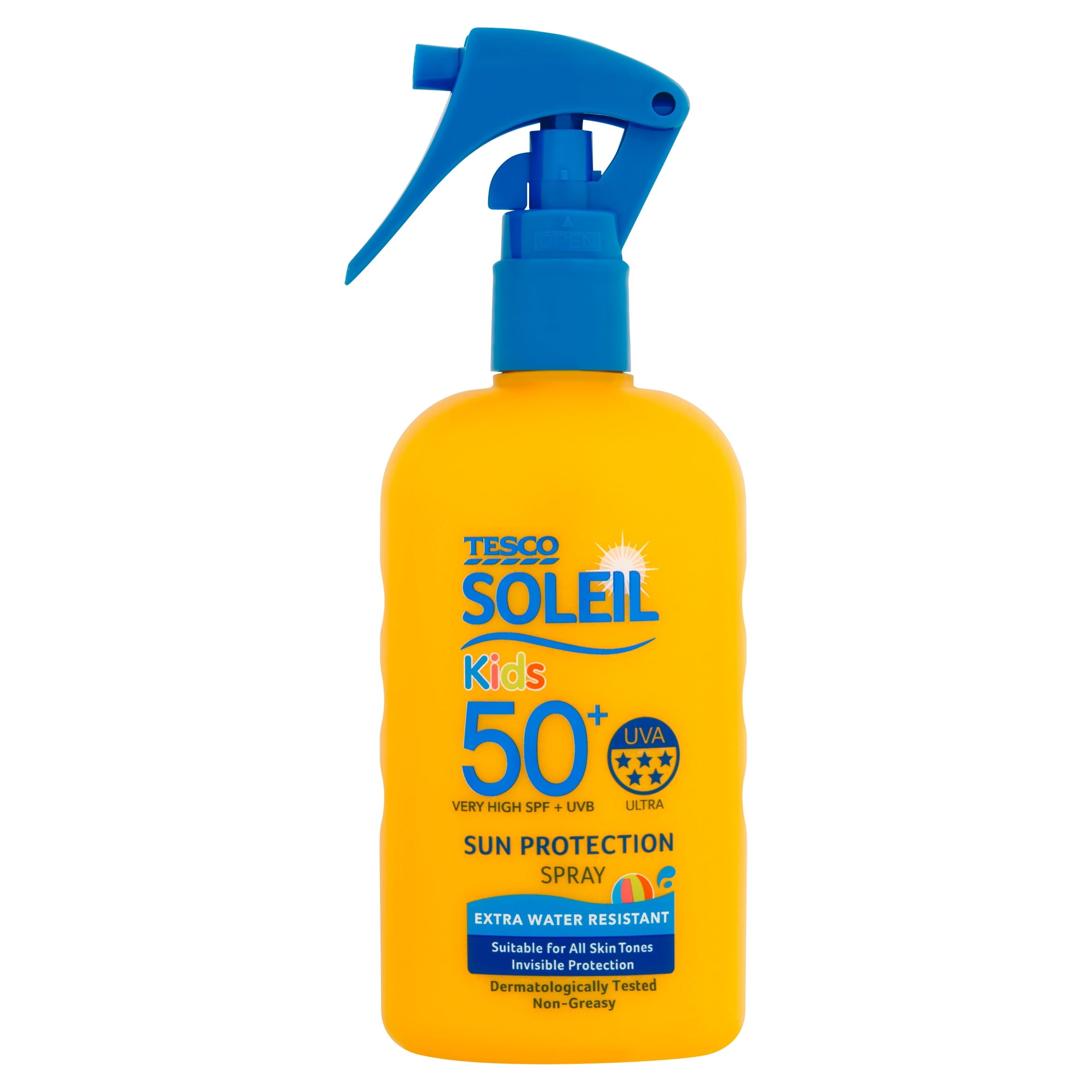 Tesco Soleil Kids Sun Protection Trigger Spray SPF50+ - 200ml