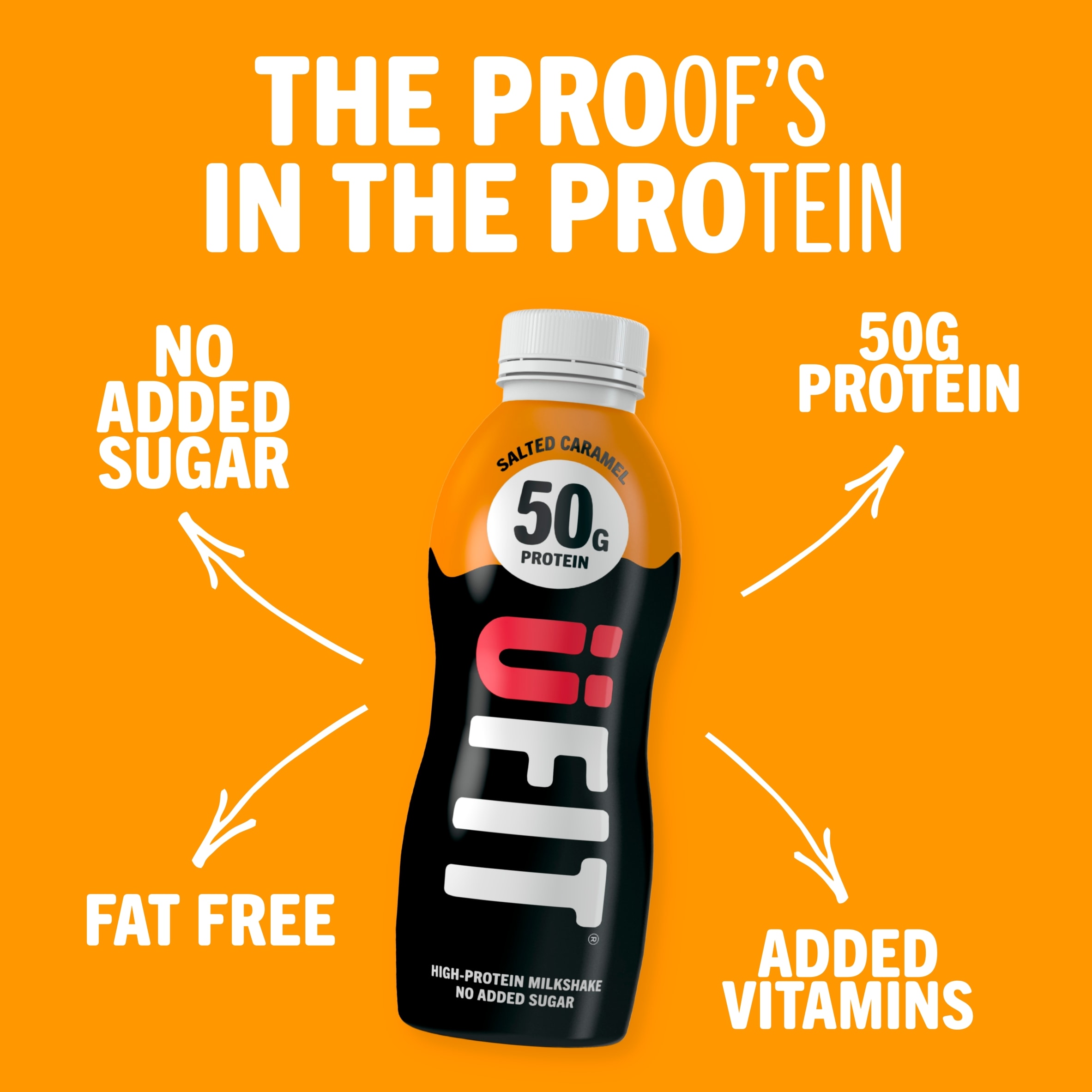 Ufit Pro50 Protein Drink Salted Caramel 500ml thumbnail 2