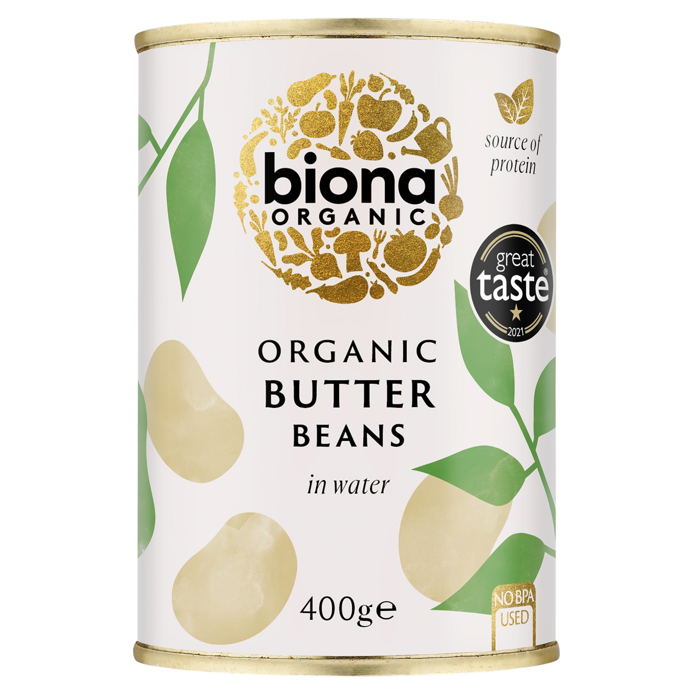 Biona Organic Butter Beans in Water