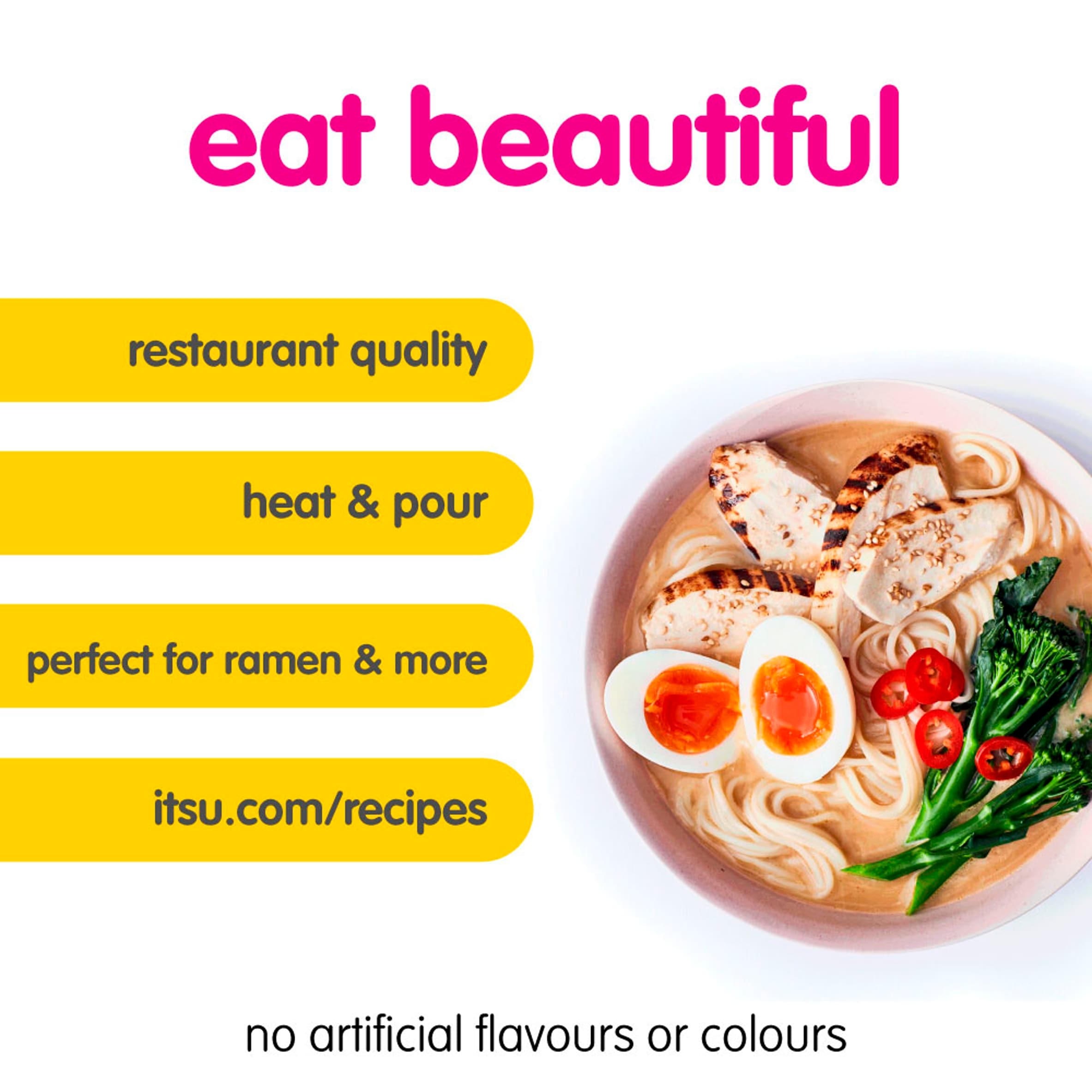 Itsu Brilliant' Broth Chicken Ramen 500ml thumbnail 4