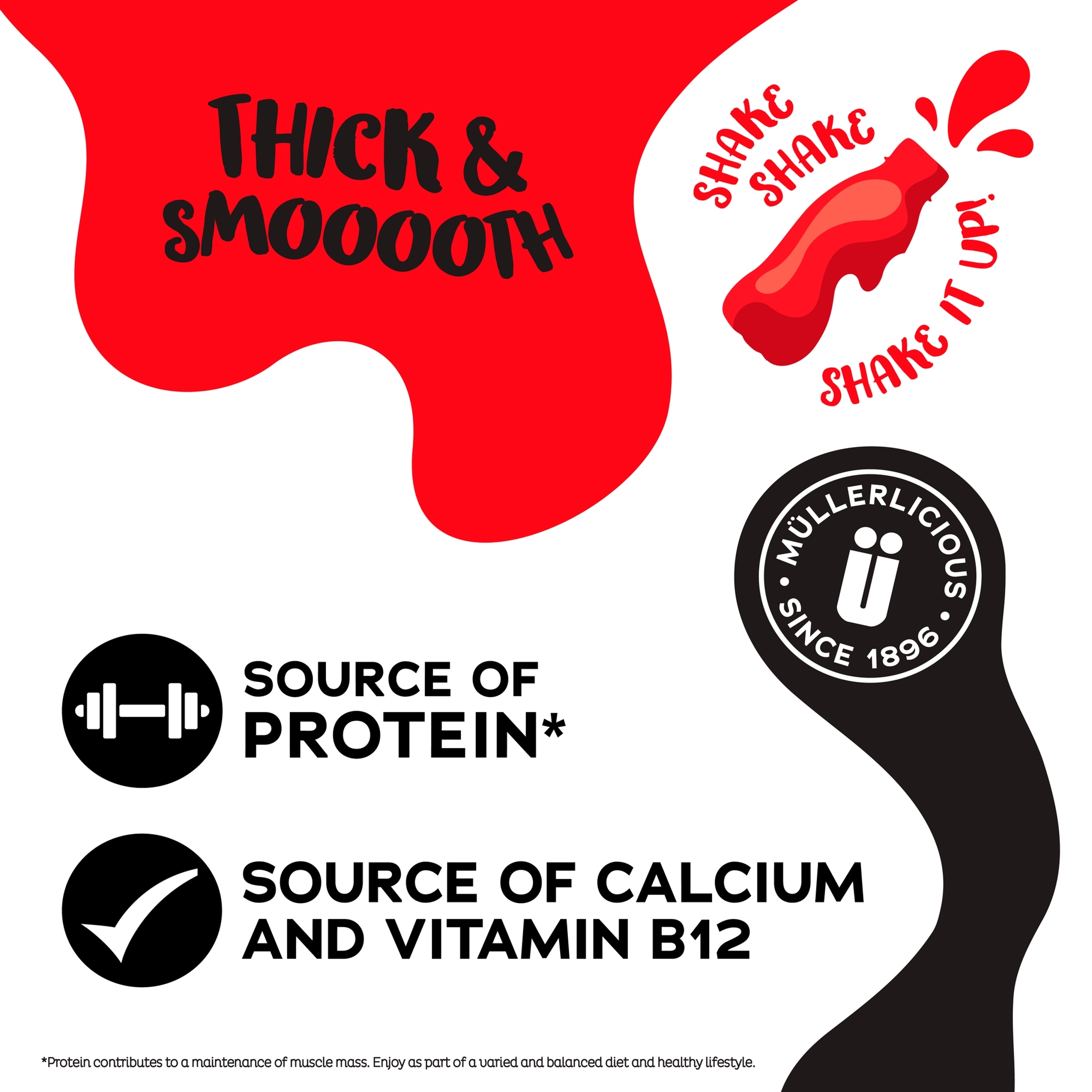 Müller Frijj Strawberry Cheesecake Flavour Milkshake 330ml thumbnail 2
