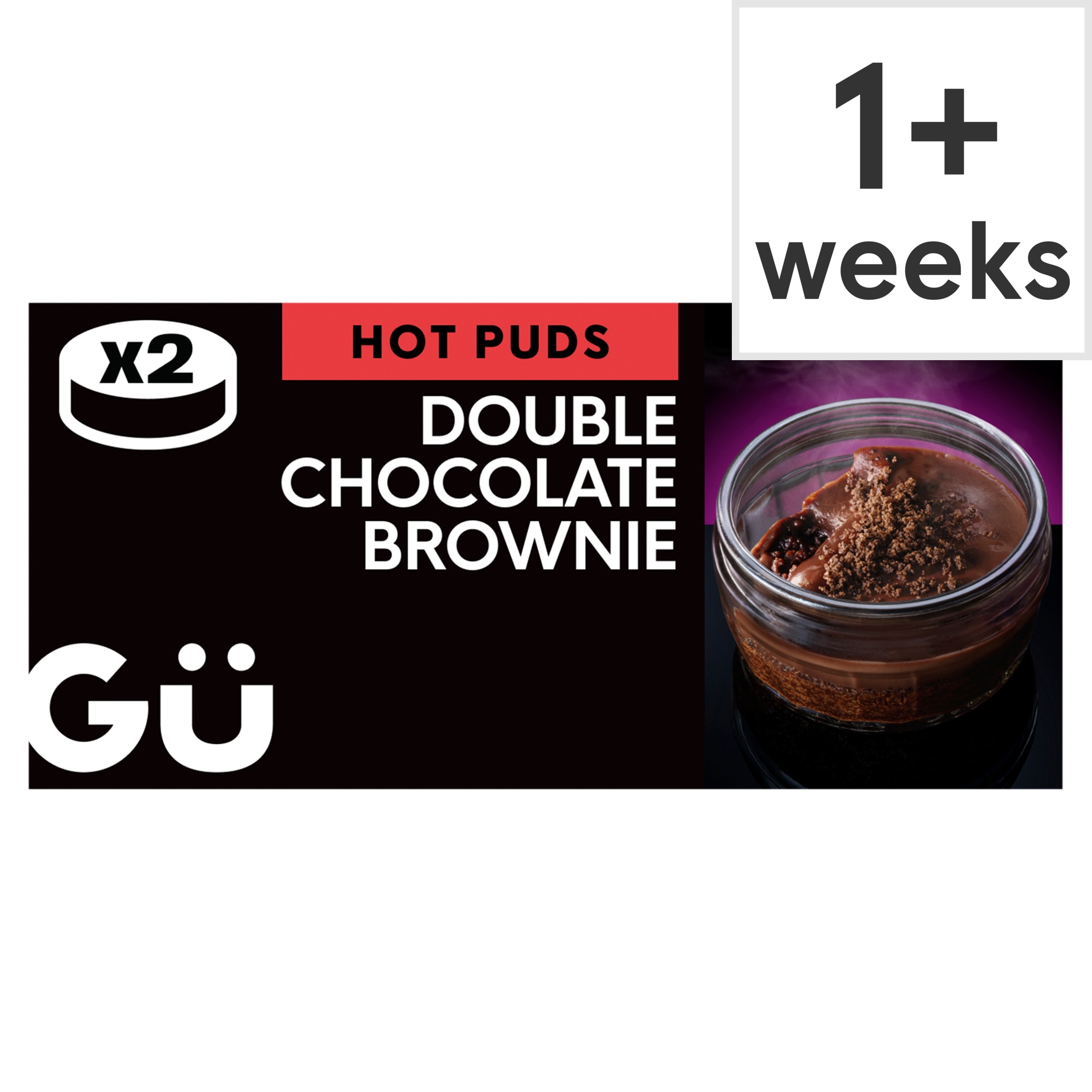GU Brownies Double Chocolate 2 x 79g (158g)