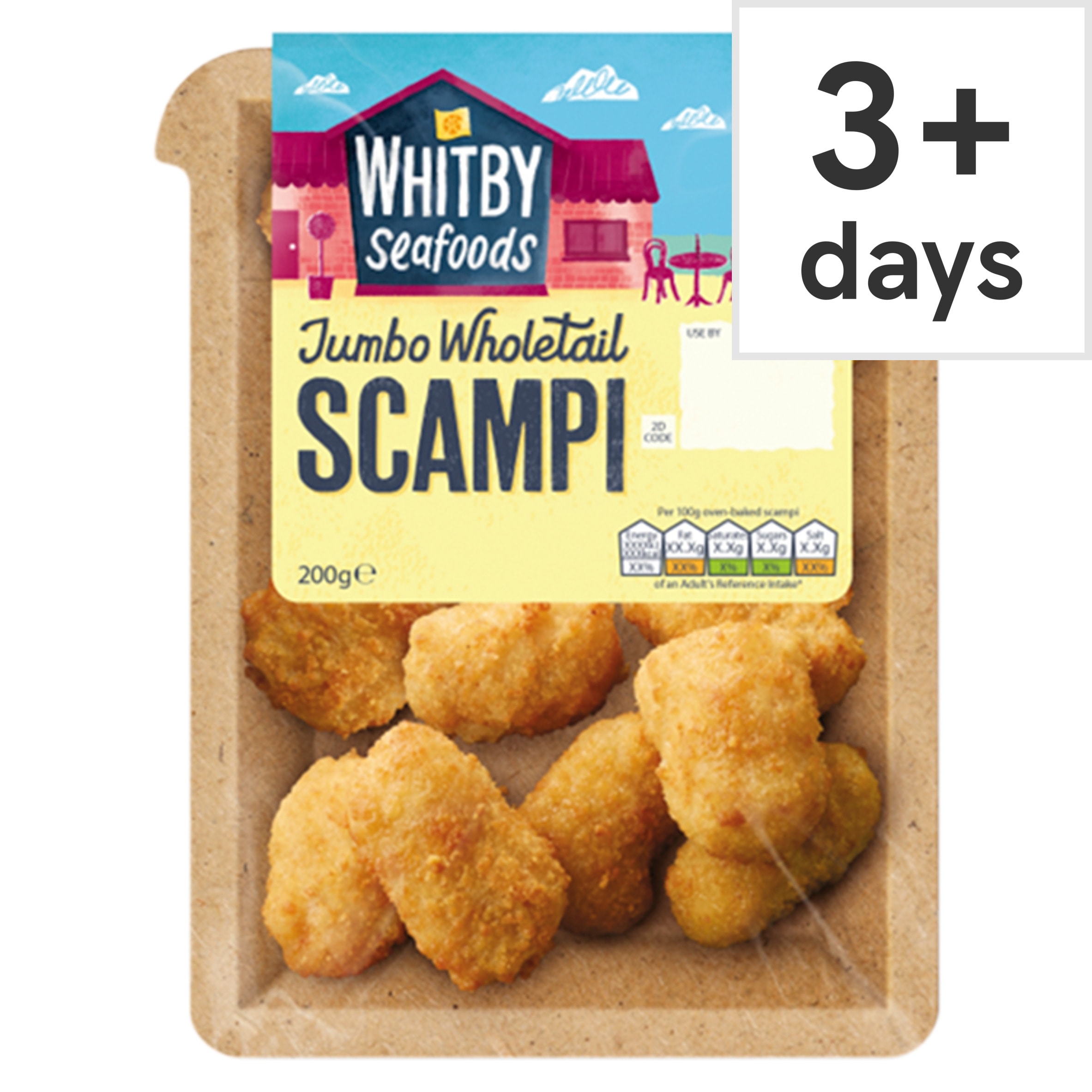 Whitby Seafoods Jumbo Scampi 200g