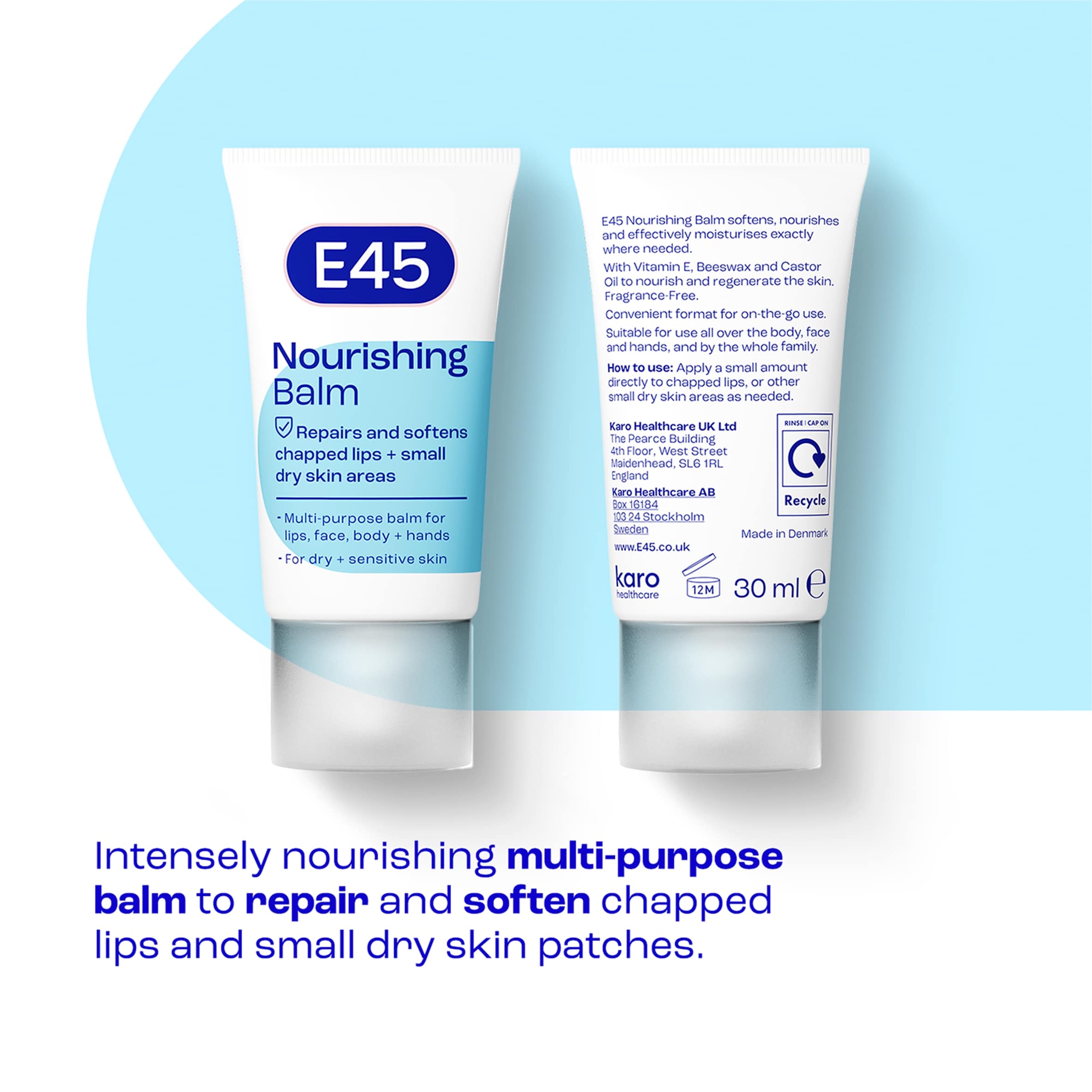 E45 Lips & Dry Skin Balm 30ML thumbnail 3