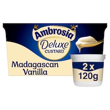 Ambrosia Deluxe Custard - Madagascan Vanilla 2 x 120g