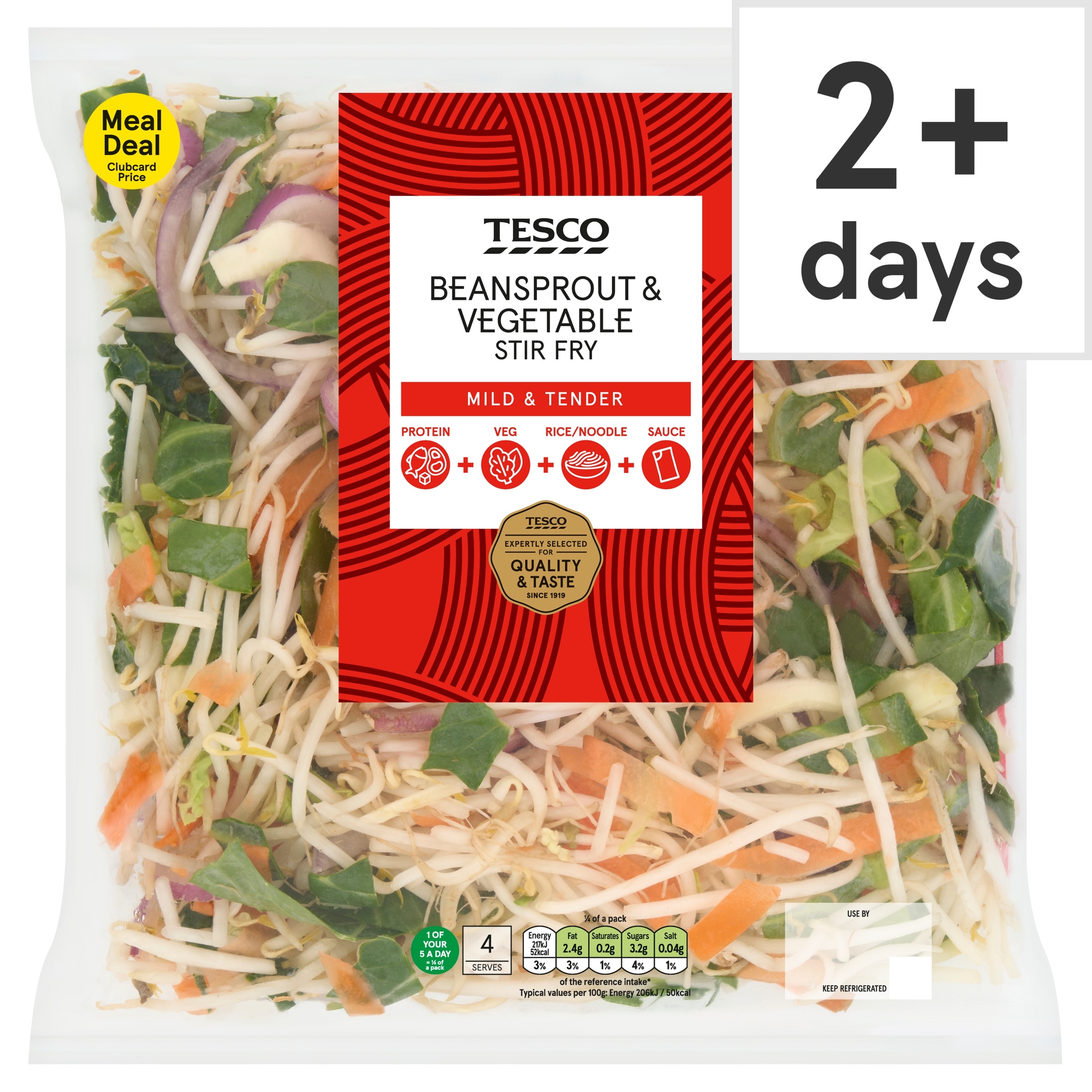 Tesco Beansprout & Vegetable Stir Fry 570g