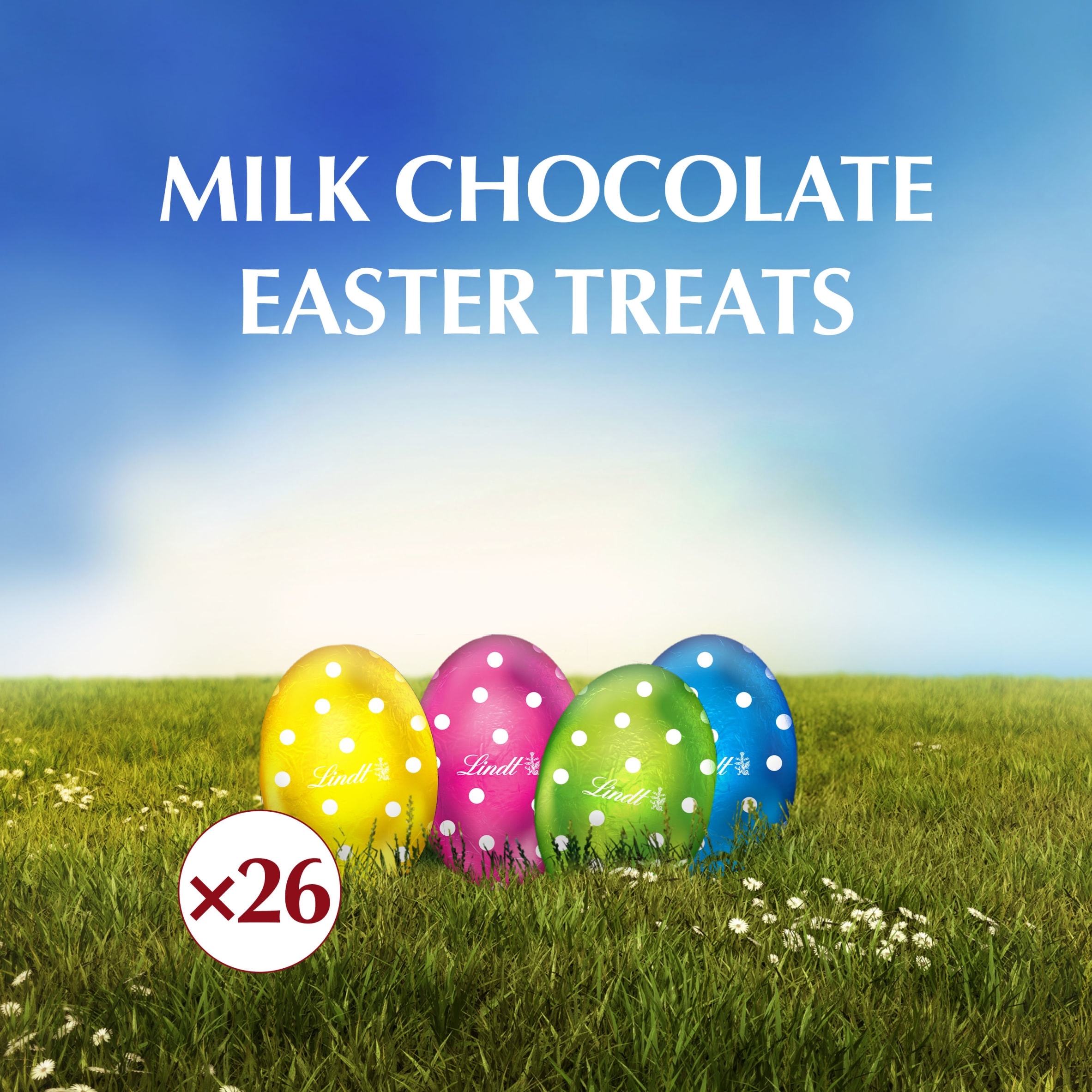 Lindt Mini Easter Eggs Milk Chocolate 155g thumbnail 2