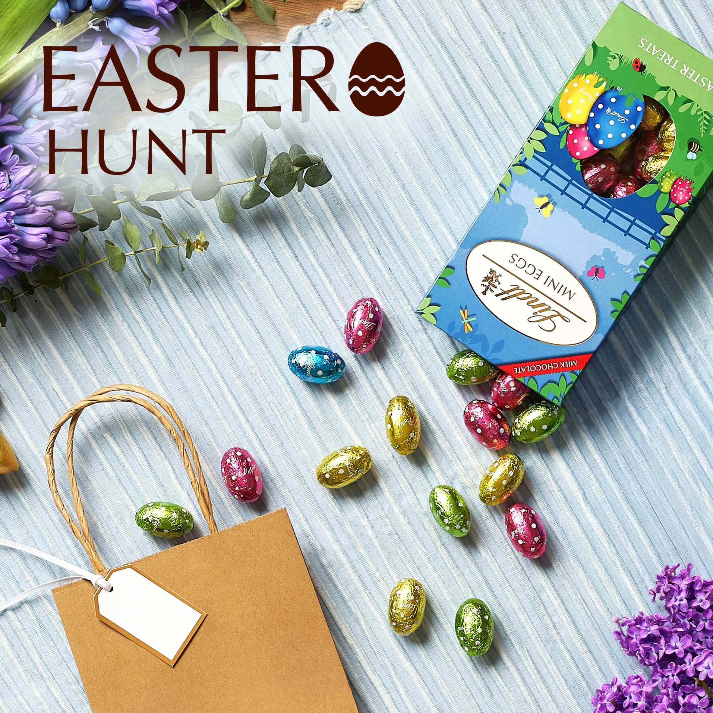 Lindt Mini Easter Eggs Milk Chocolate 155g thumbnail 4