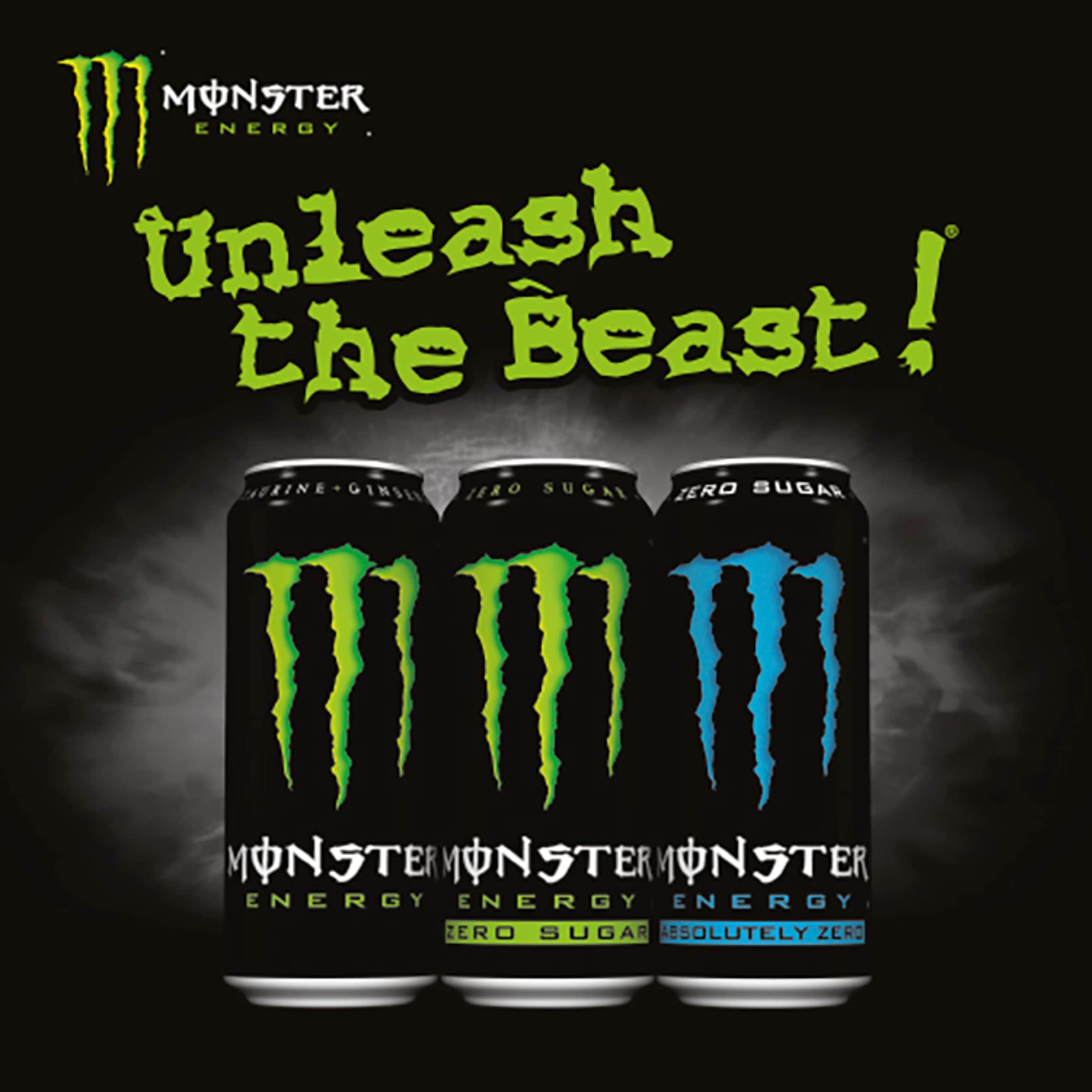 Monster Energy Zero Sugar 4x500ml thumbnail 3