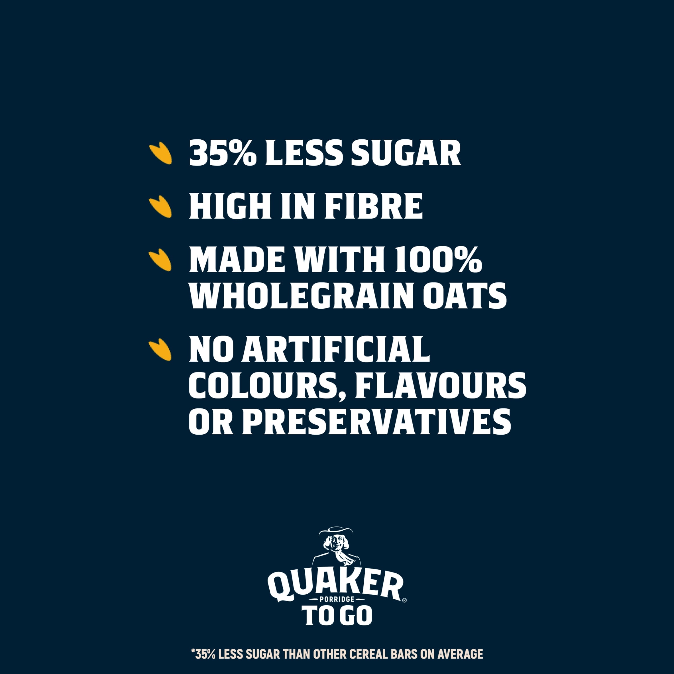 Quaker Porridge To Go Strawberry Raspberry & Cranberry Bars 2X55G thumbnail 4