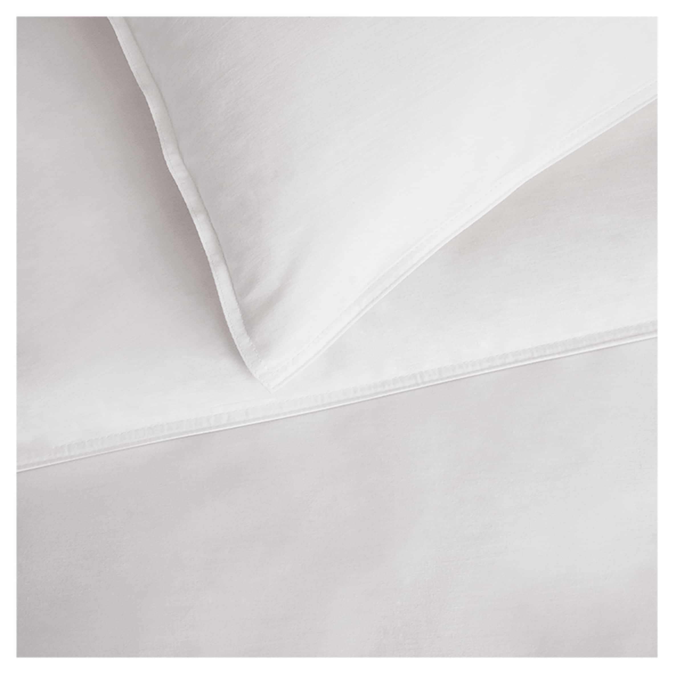 Tesco White 100% Cotton Oxford Edge Duvet Set Double thumbnail 2