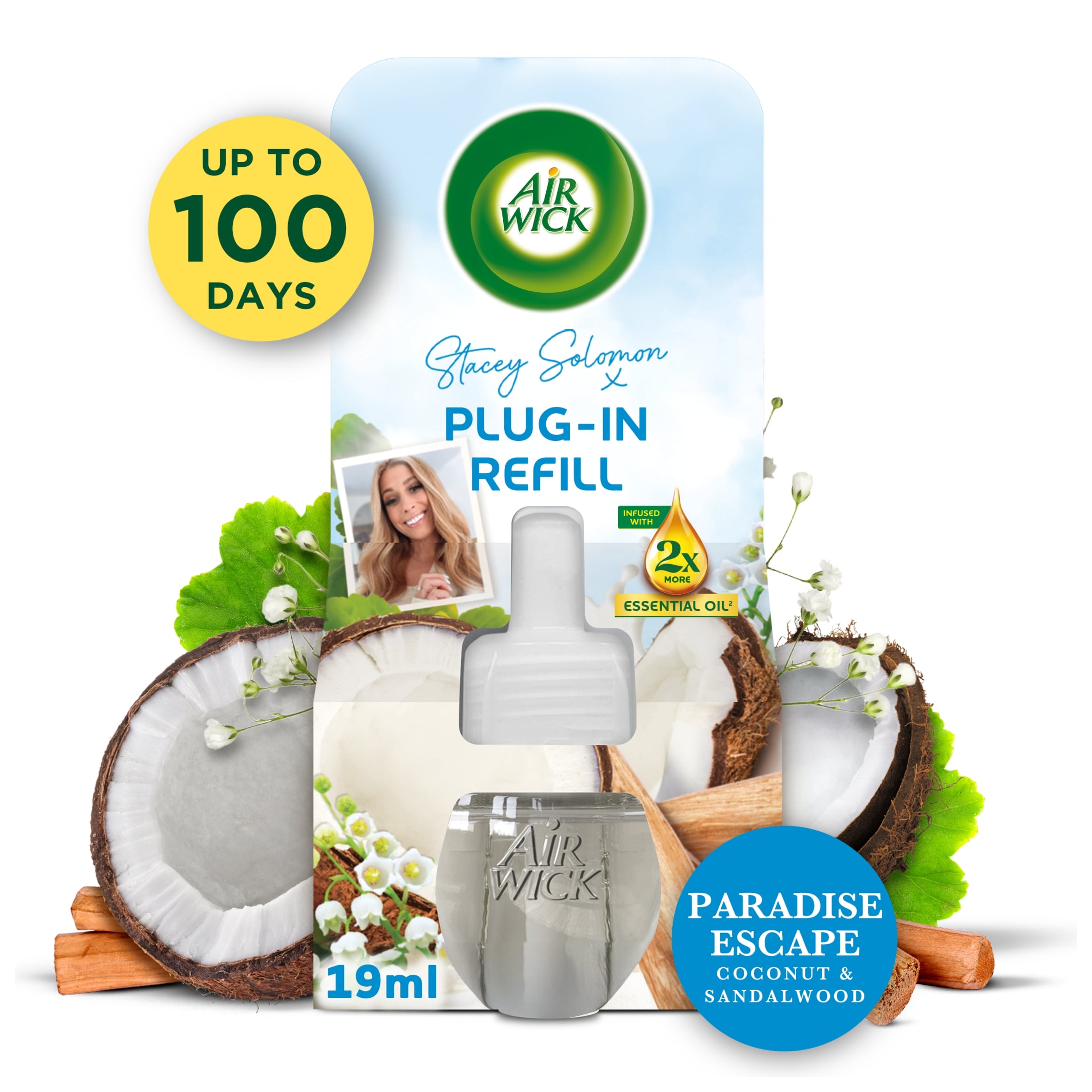 Air Wick Active Fresh Kit Eucalyptus & Freesia Air Freshener 228ml