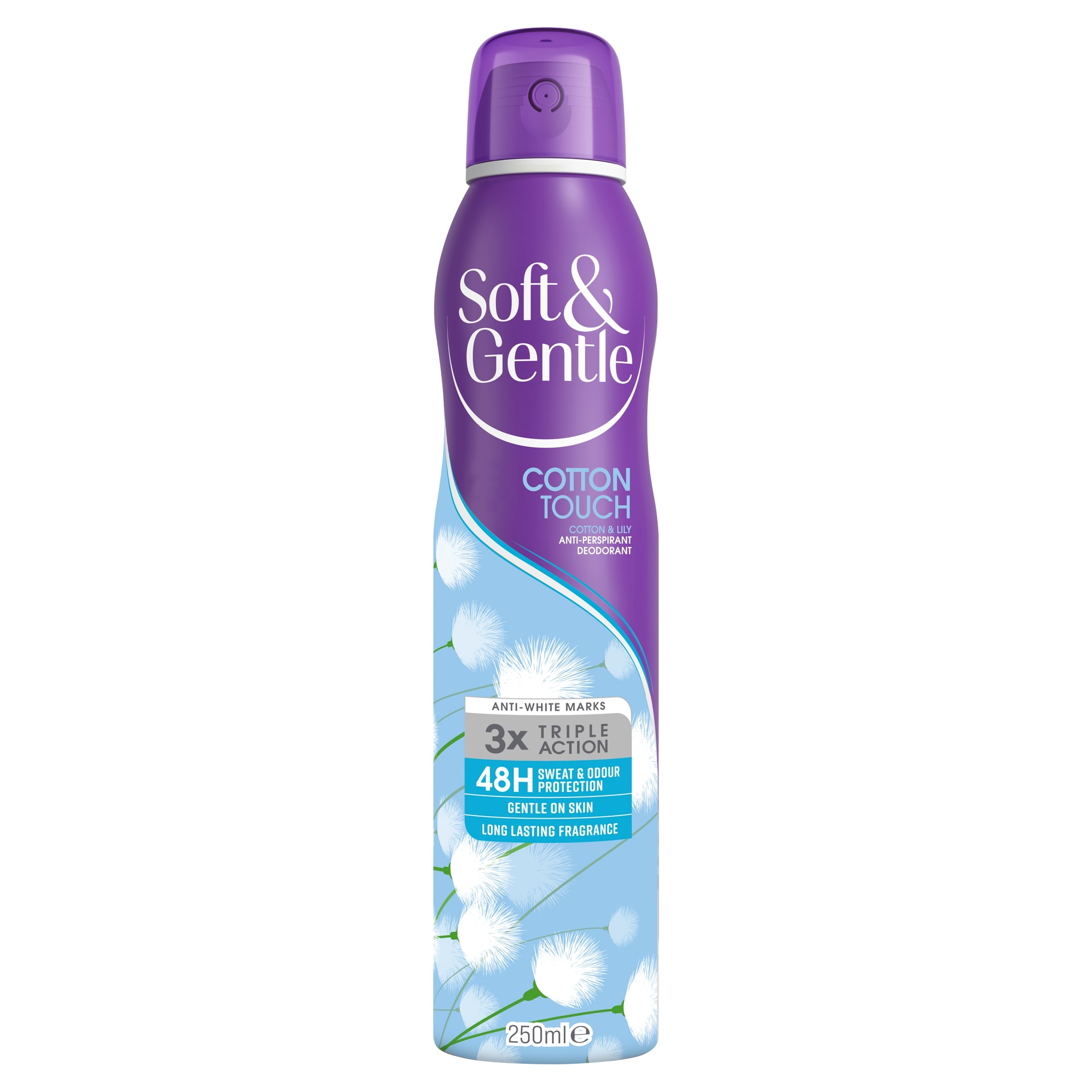 Soft & Gentle 48 Hour Cotton Touch Antiperspirant Deodorant 250Ml