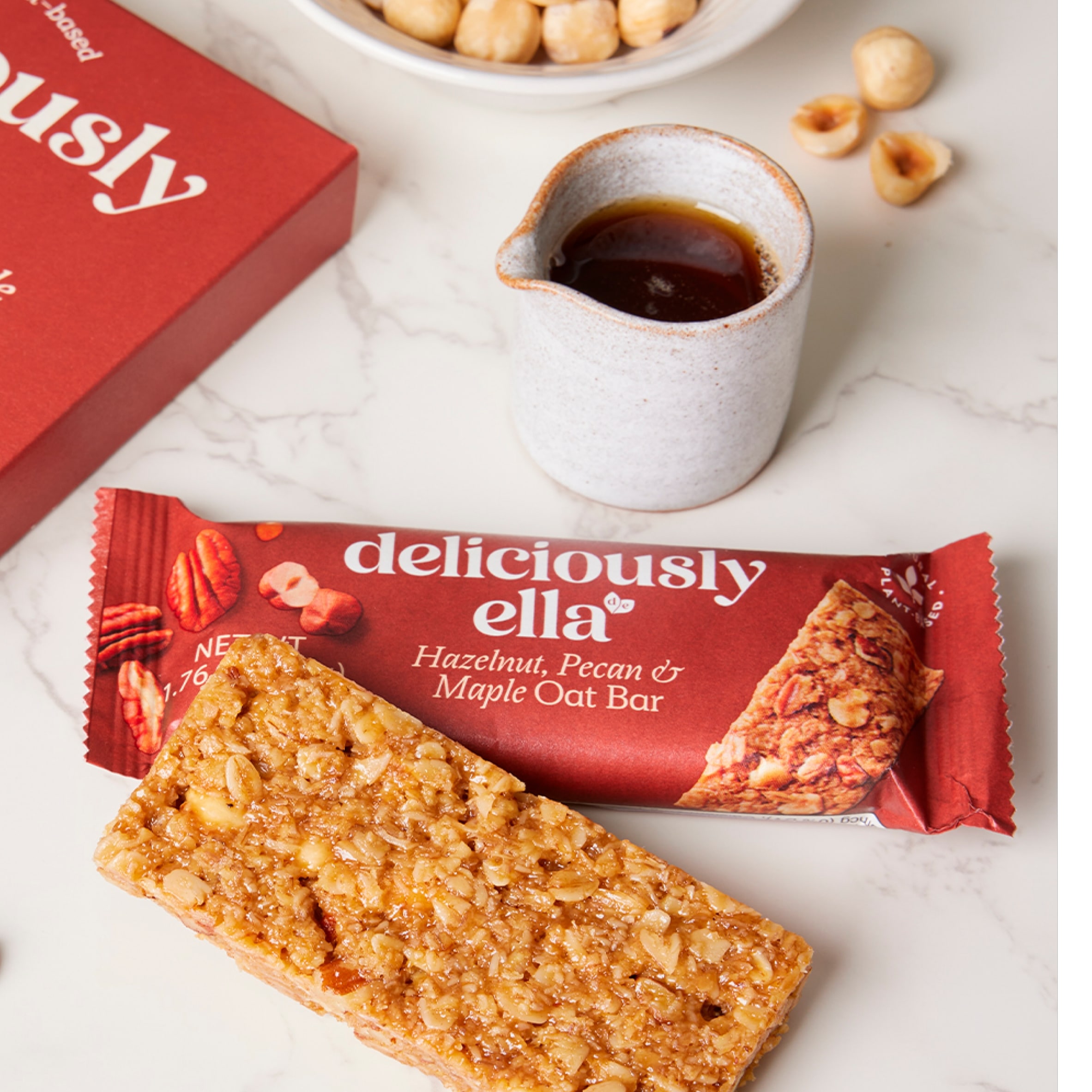 Deliciously Ella Hazelnut Pecan & Maple Oat Bars 3 X 50G thumbnail 3
