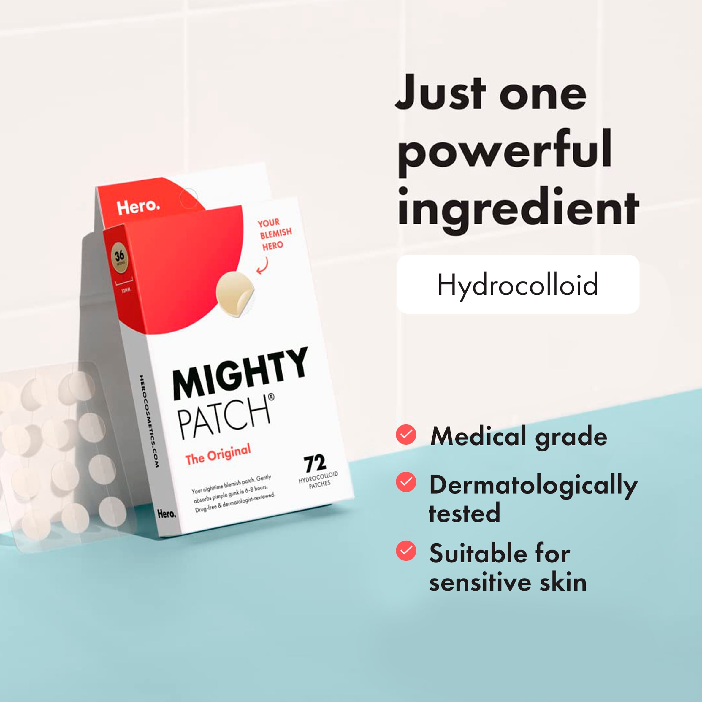 Hero 36 Mighty Original Spot Pimple Patches thumbnail 2